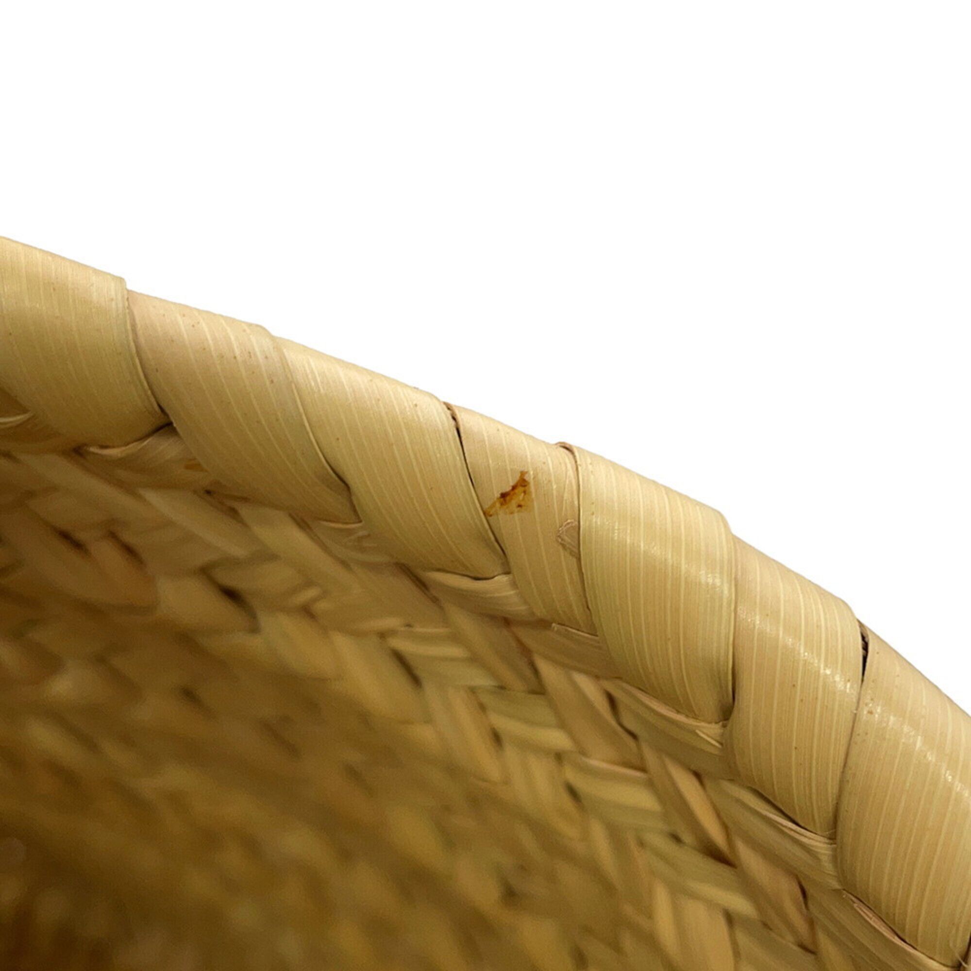 Raffia Leather Basket Tote Bag (Pre-Owned) - Loewe - Modalova
