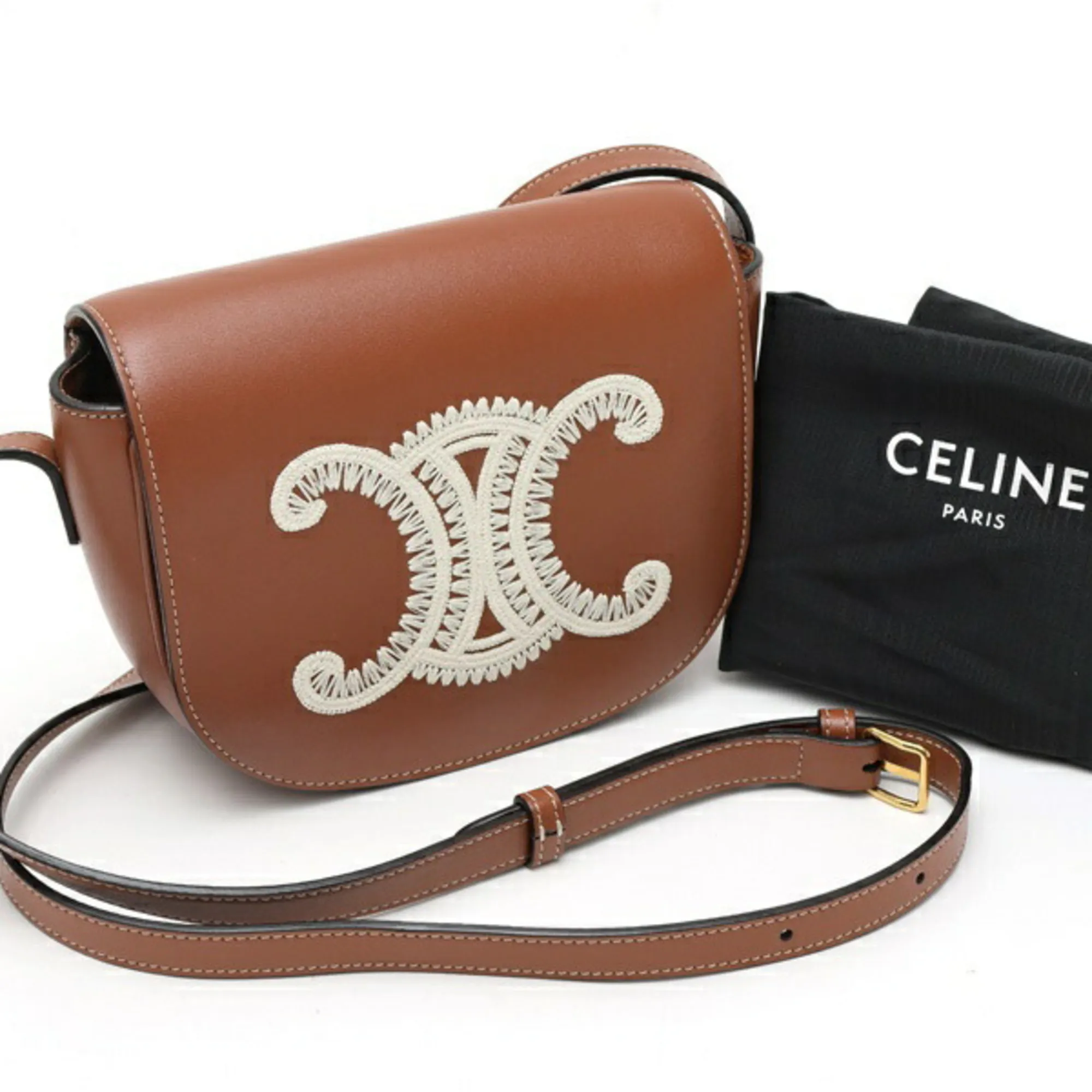 Leather Shoulder Bag (Pre-Owned) - Celine - Modalova