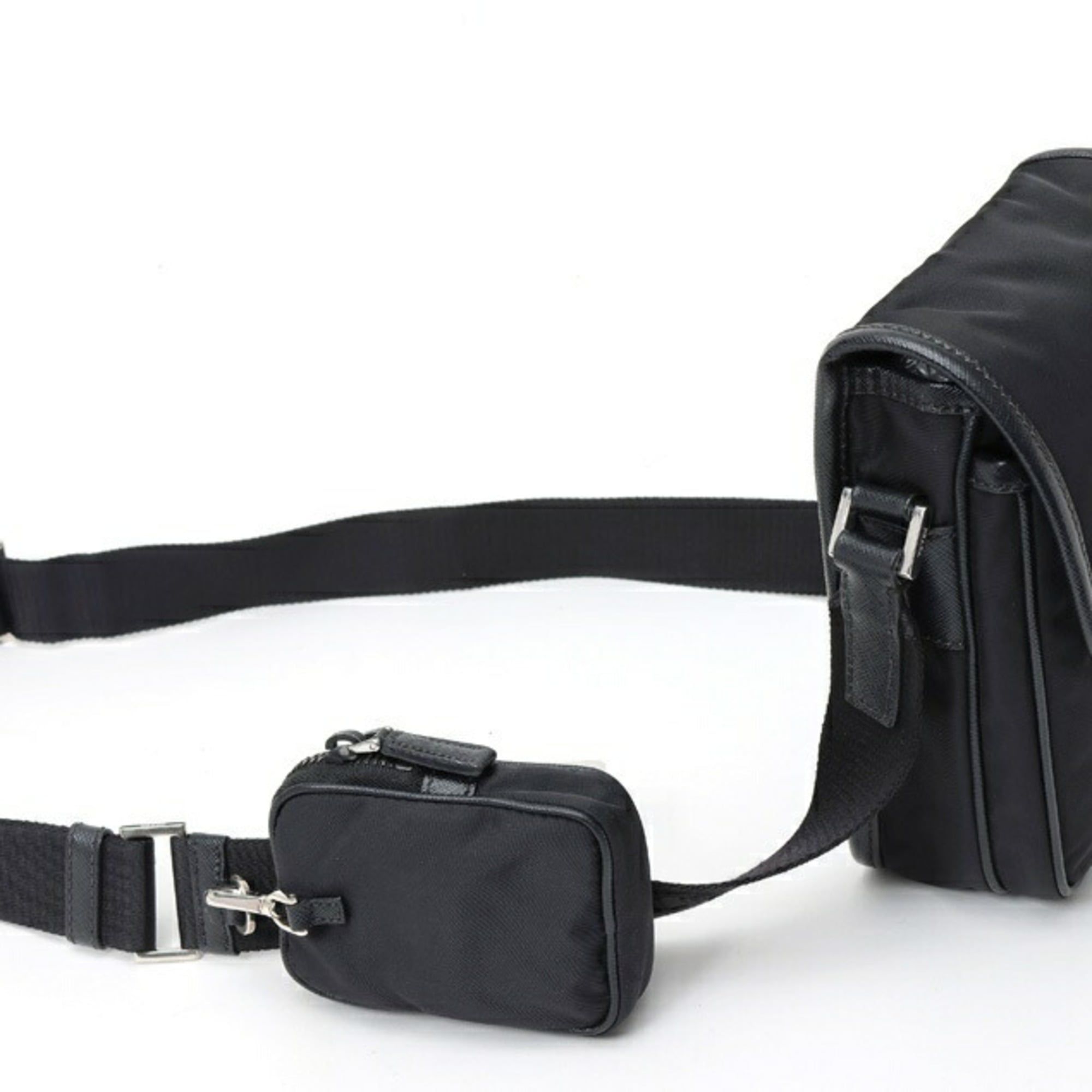 Nylon Leather Shoulder Bag (Pre-Owned) - Prada - Modalova