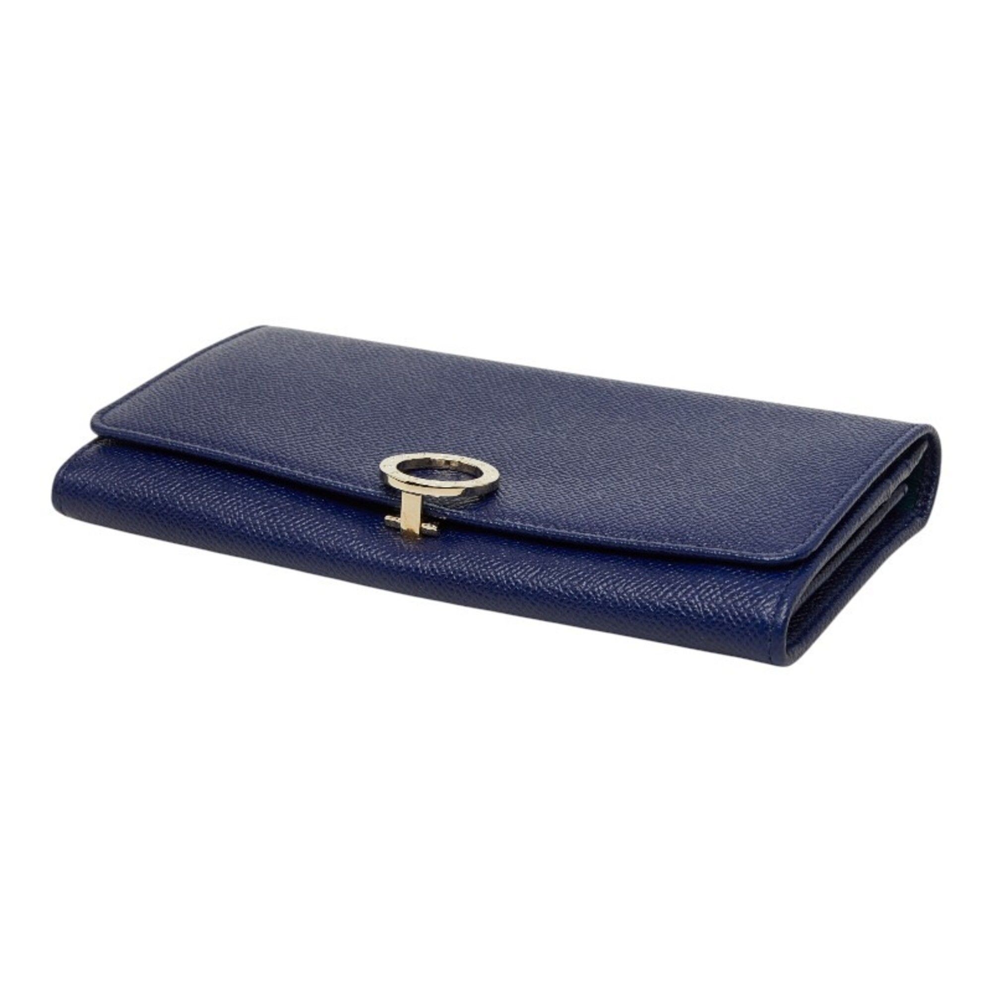 Leather Long Wallet (Bi-Fold) (Pre-Owned) - Bvlgari - Modalova