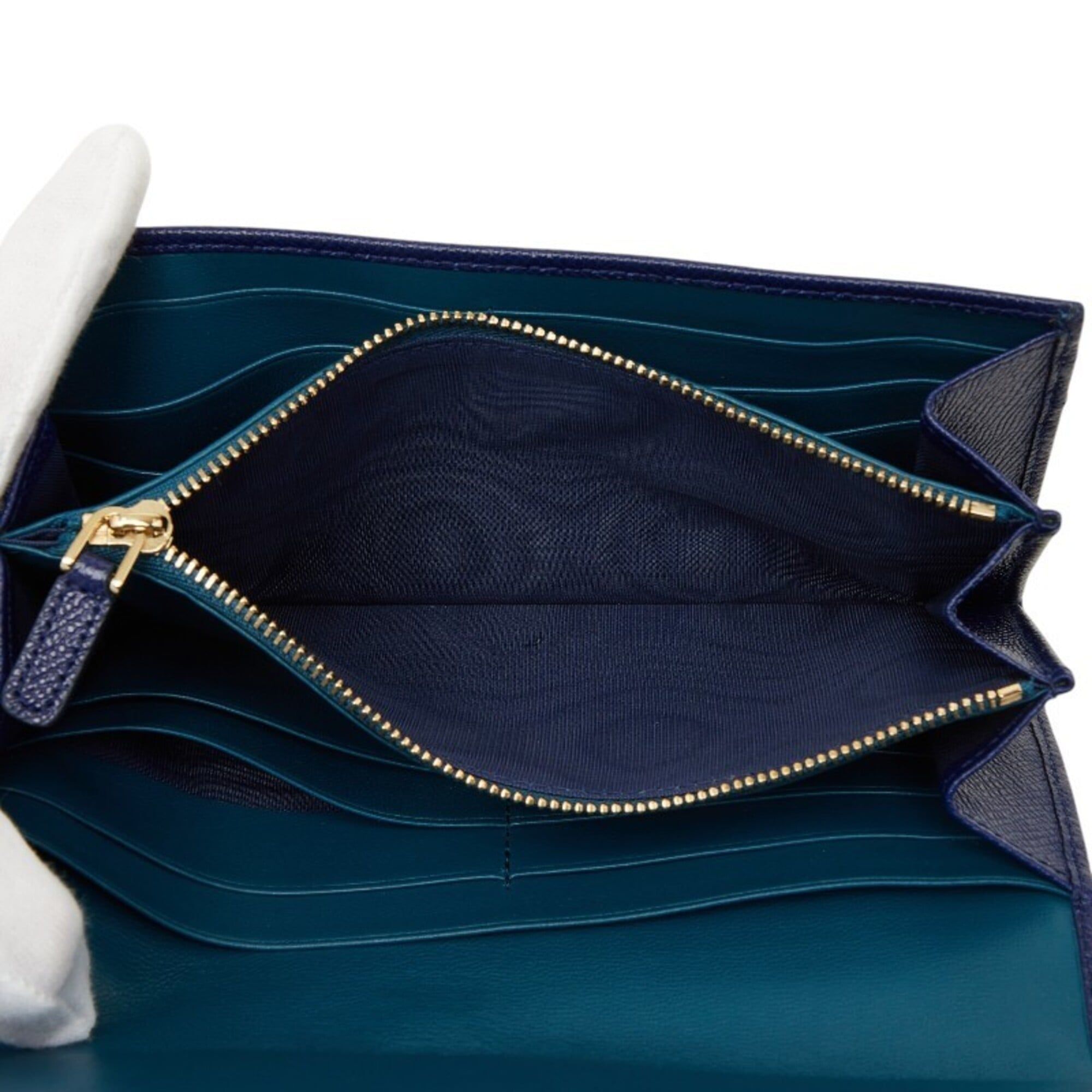 Leather Long Wallet (Bi-Fold) (Pre-Owned) - Bvlgari - Modalova