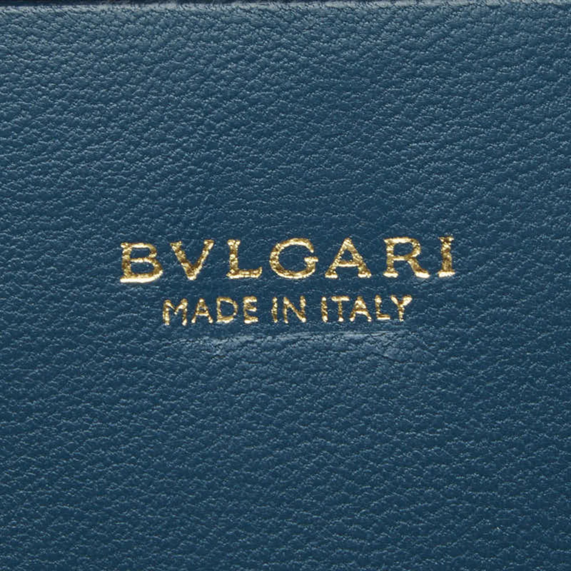 Leather Long Wallet (Bi-Fold) (Pre-Owned) - Bvlgari - Modalova