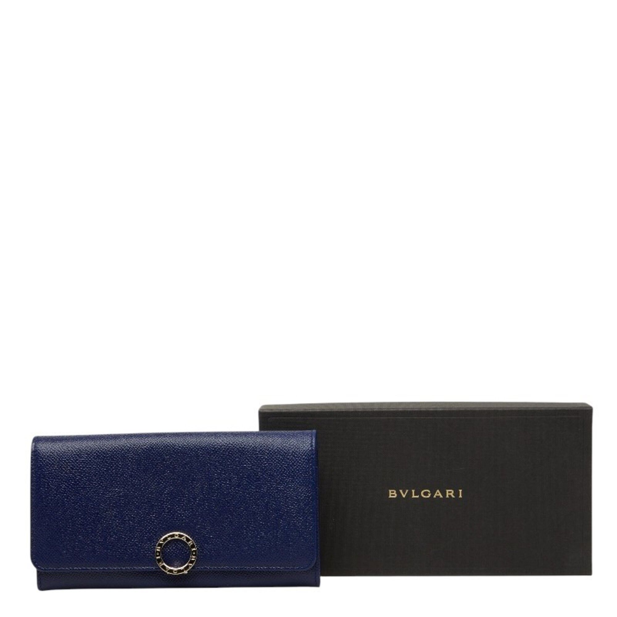 Leather Long Wallet (Bi-Fold) (Pre-Owned) - Bvlgari - Modalova