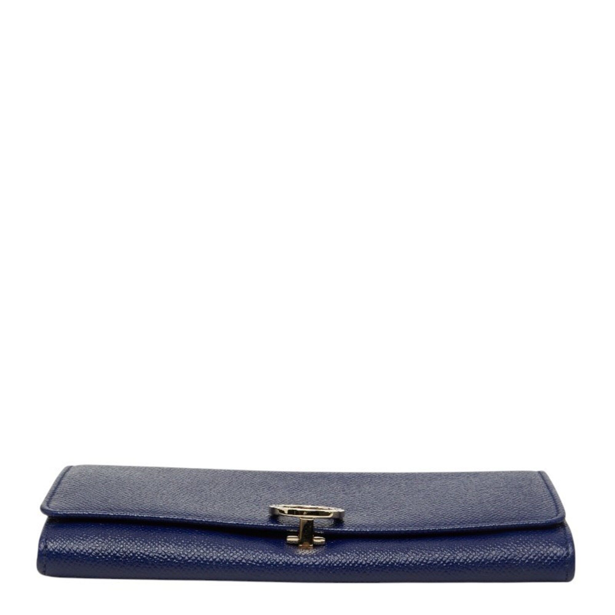 Leather Long Wallet (Bi-Fold) (Pre-Owned) - Bvlgari - Modalova