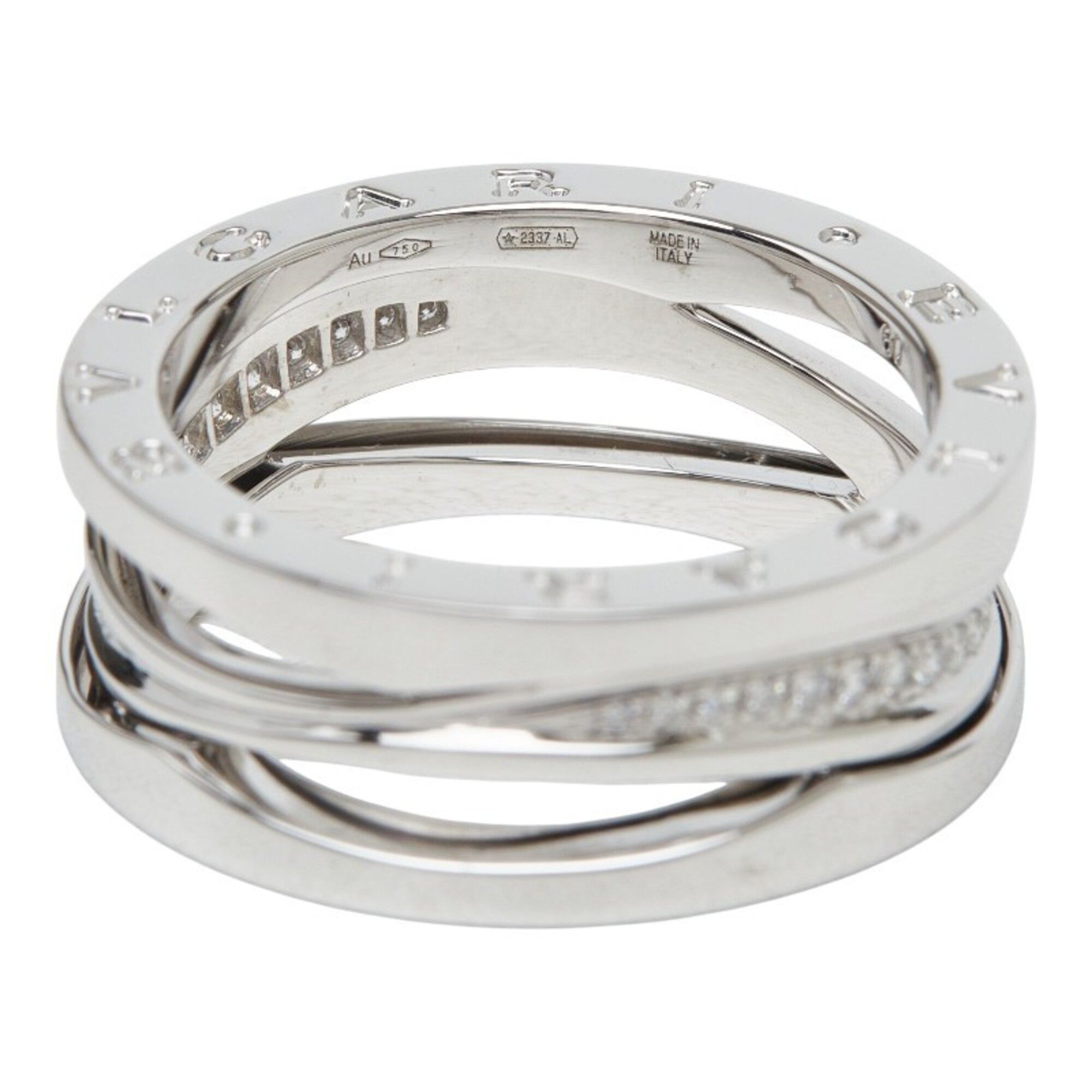 White Gold (18K) Band Ring (Pre-Owned) - Bvlgari - Modalova