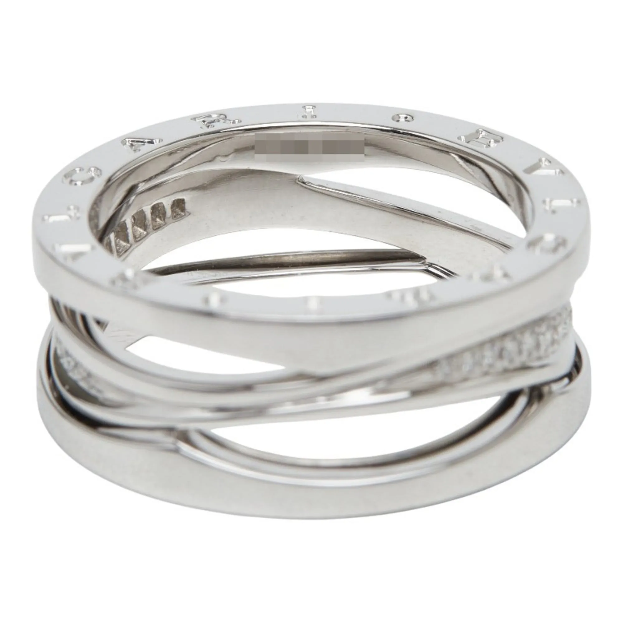 White Gold (18K) Band Ring (Pre-Owned) - Bvlgari - Modalova