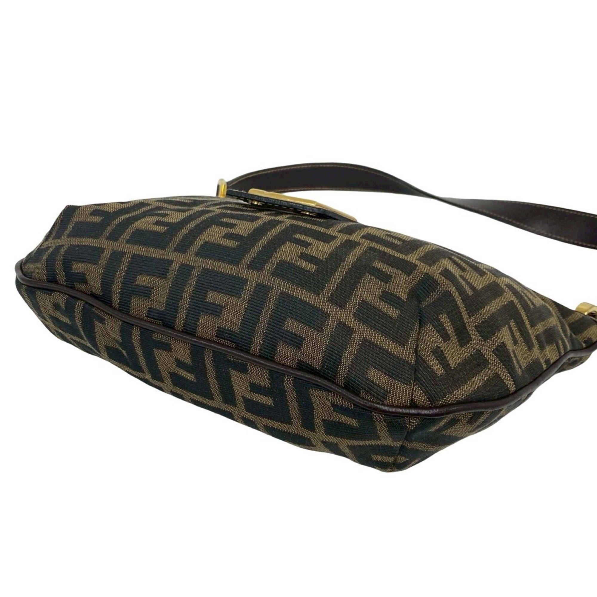 Canvas Leather Shoulder Bag (Pre-Owned) - Fendi - Modalova
