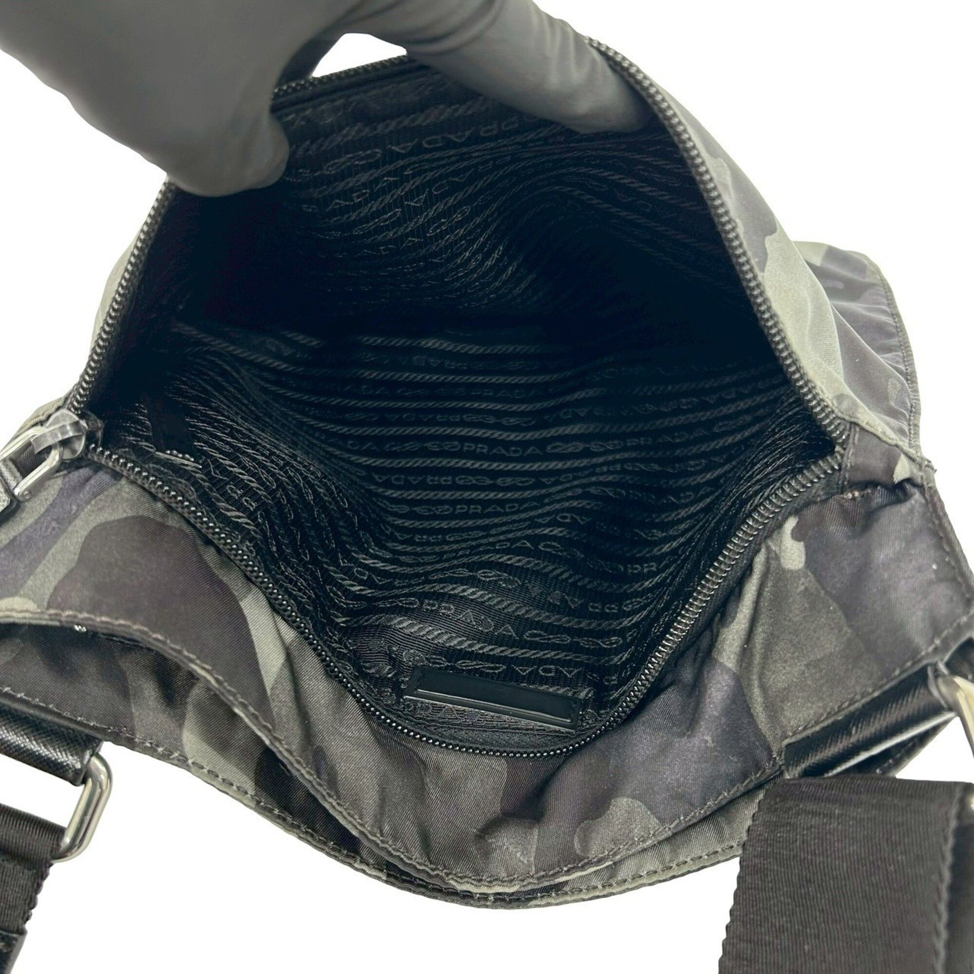 Nylon Leather Shoulder Bag (Pre-Owned) - Prada - Modalova