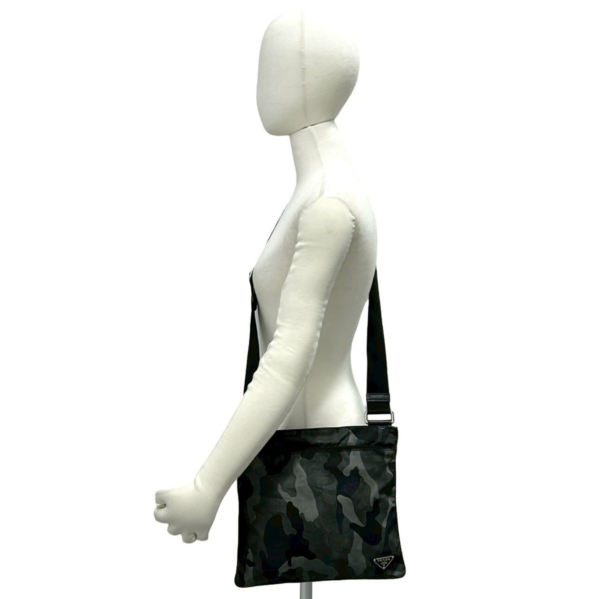 Nylon Leather Shoulder Bag (Pre-Owned) - Prada - Modalova