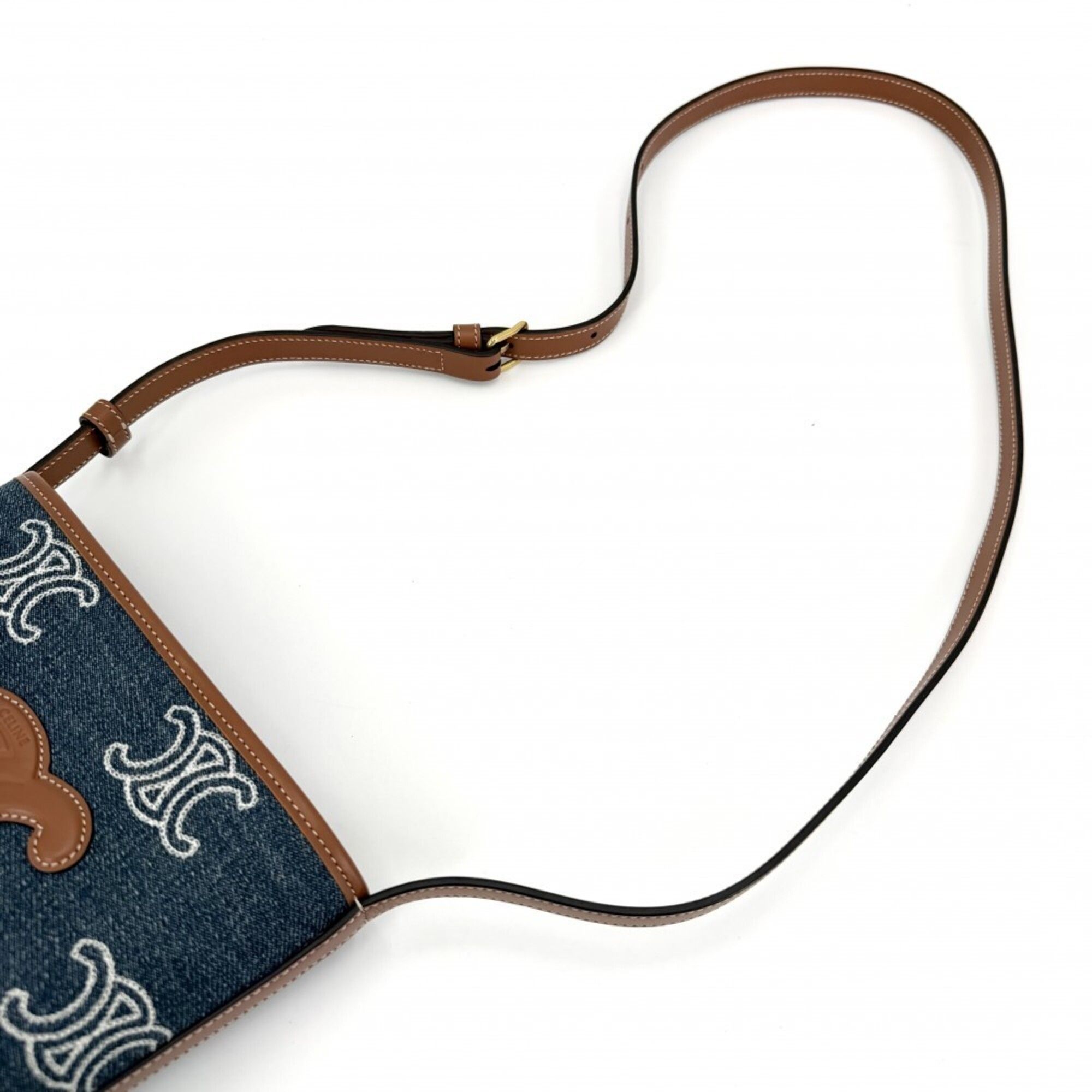 Denim Leather Shoulder Bag (Pre-Owned) - Celine - Modalova