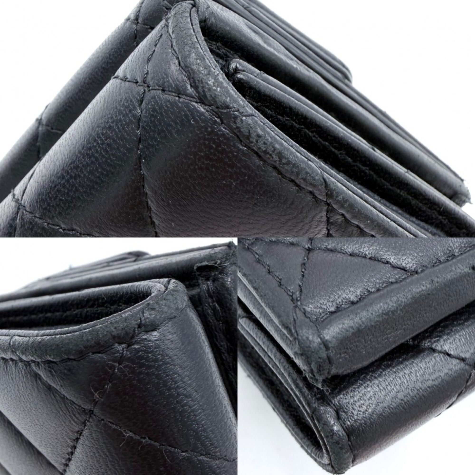 Rhinestone Leather Artificial Pearl Wallet (Tri-Fold) (Pre-Owned) - Chanel - Modalova