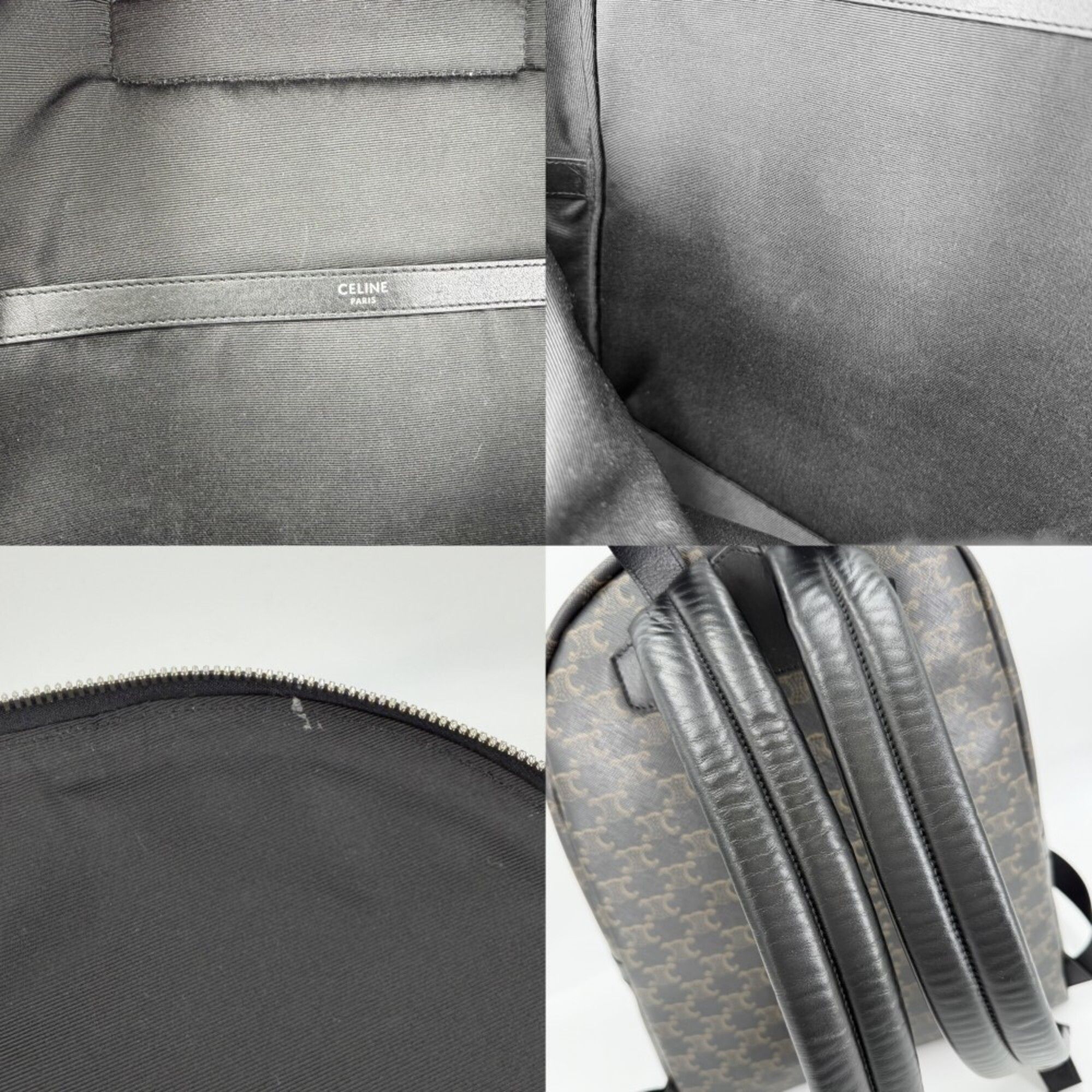 Leather Backpack (Pre-Owned) - Celine - Modalova