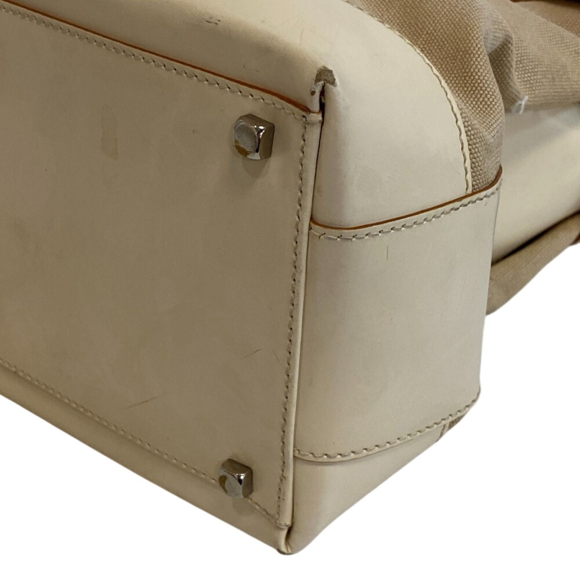 Canvas Leather Handbag Shoulder Bag (Pre-Owned) - Salvatore Ferragamo - Modalova