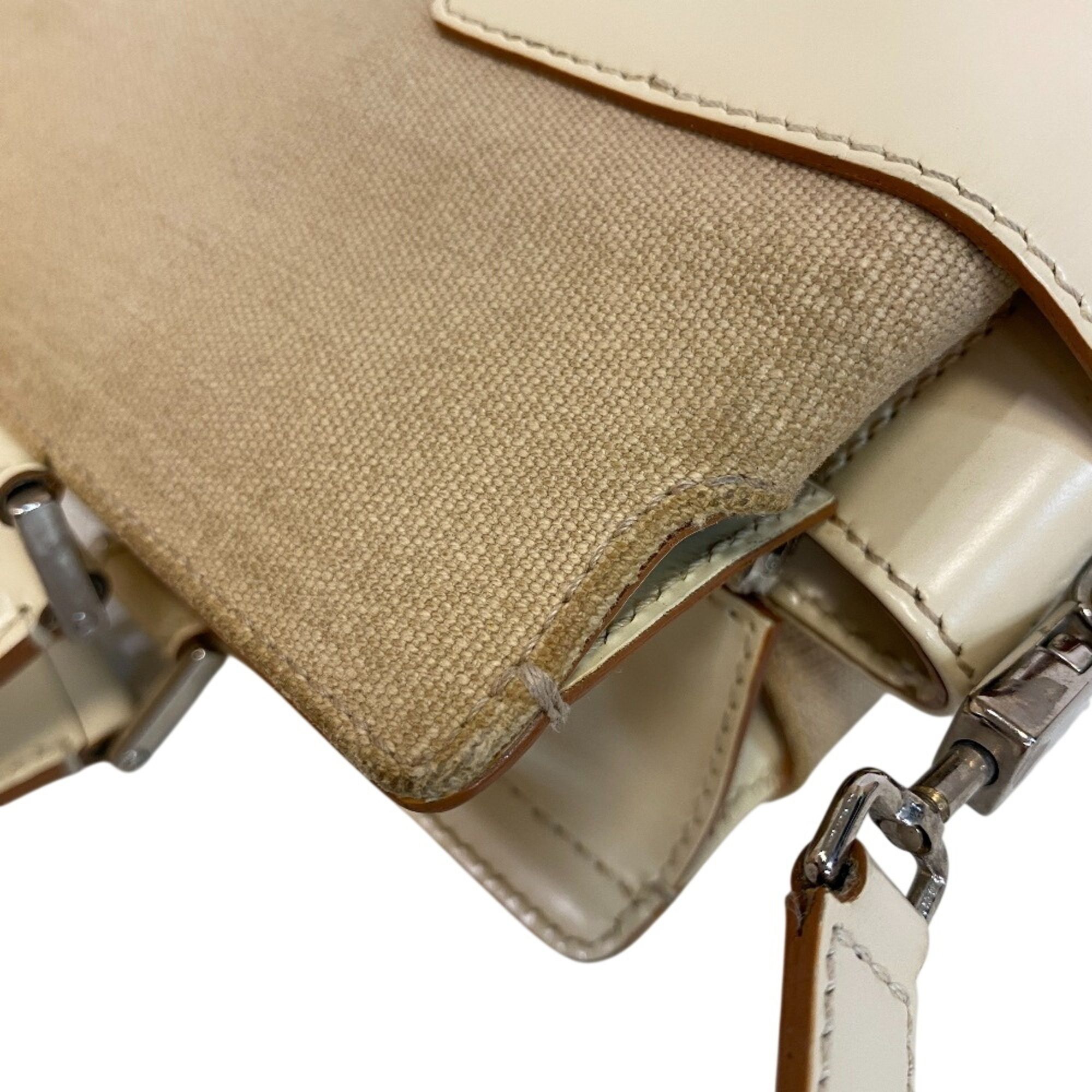 Canvas Leather Handbag Shoulder Bag (Pre-Owned) - Salvatore Ferragamo - Modalova