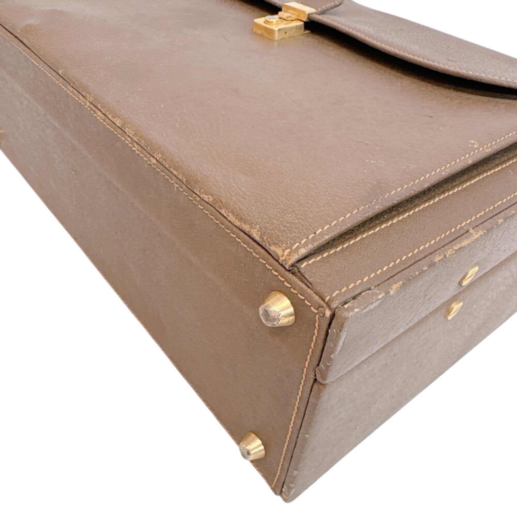 Leather Attaché Case Handbag (Pre-Owned) - Gucci - Modalova