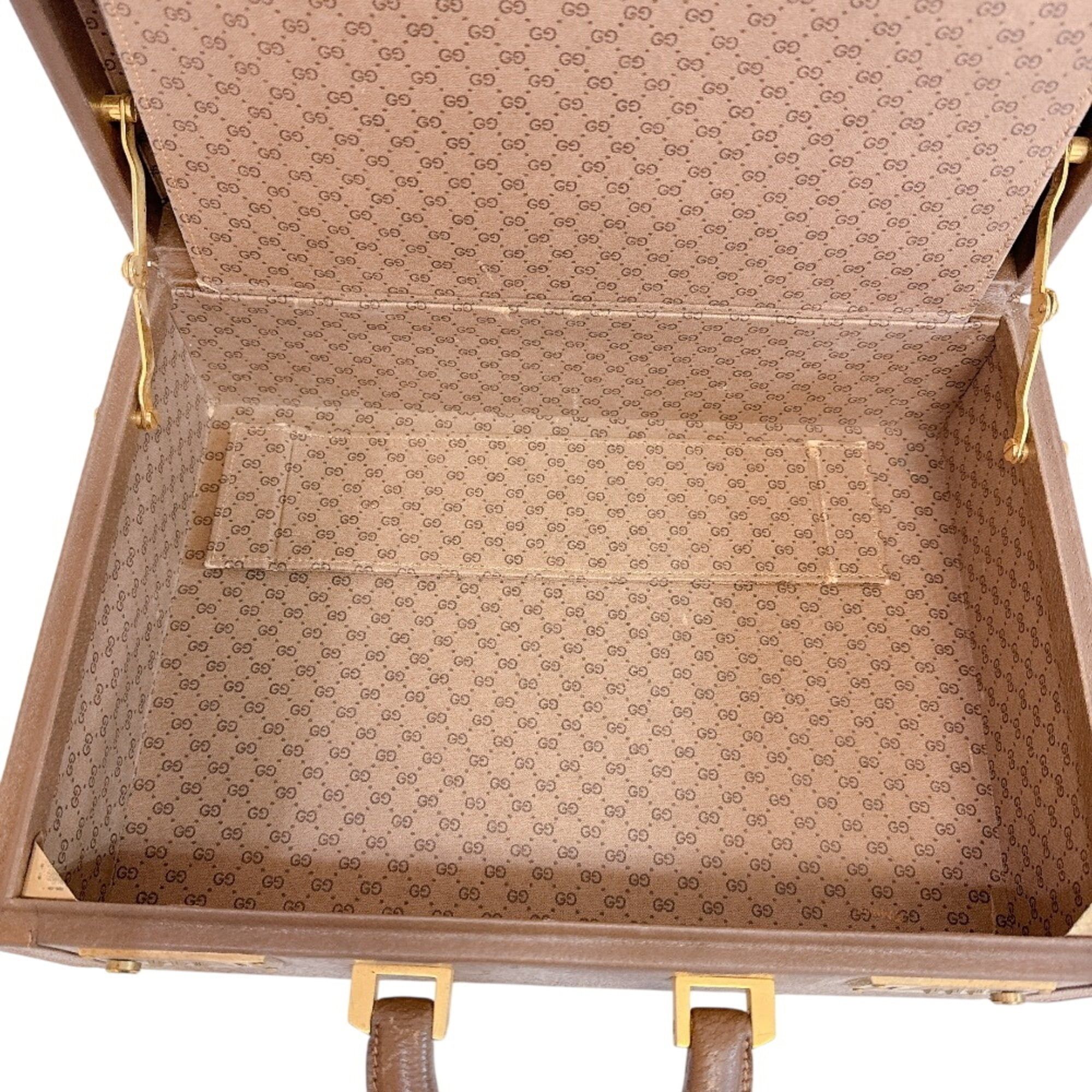 Leather Attaché Case Handbag (Pre-Owned) - Gucci - Modalova