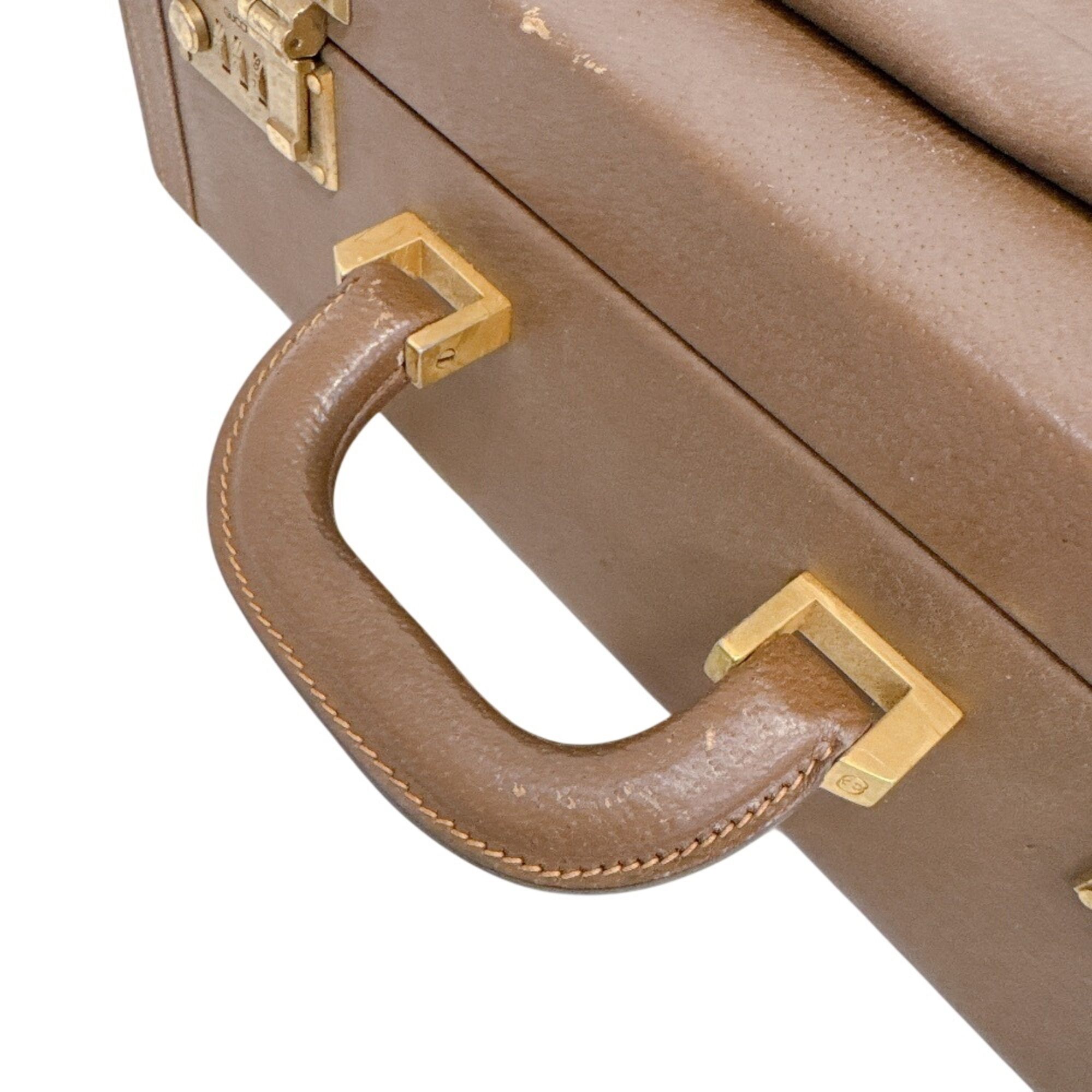 Leather Attaché Case Handbag (Pre-Owned) - Gucci - Modalova