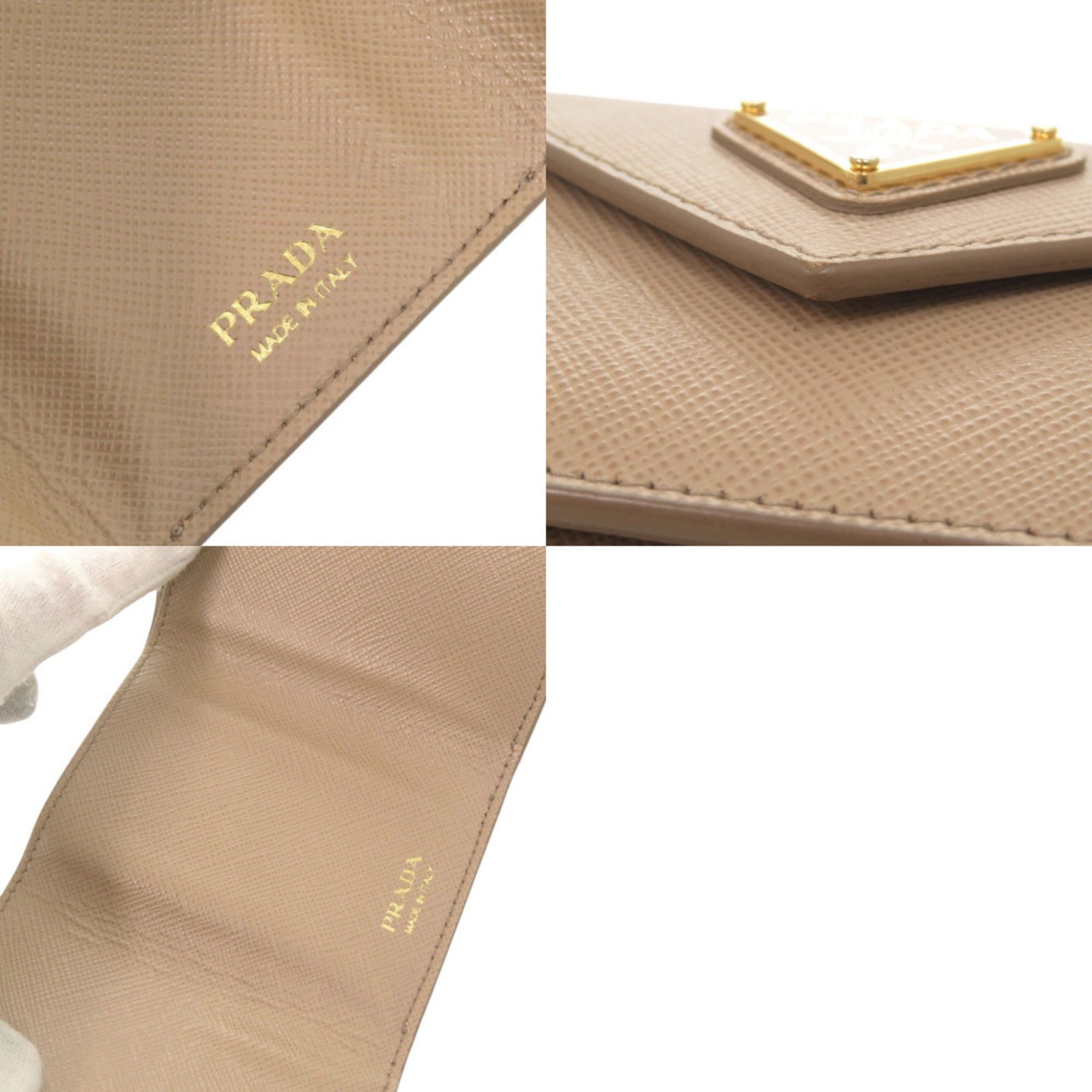 Saffiano Wallet (Tri-Fold) (Pre-Owned) - Prada - Modalova