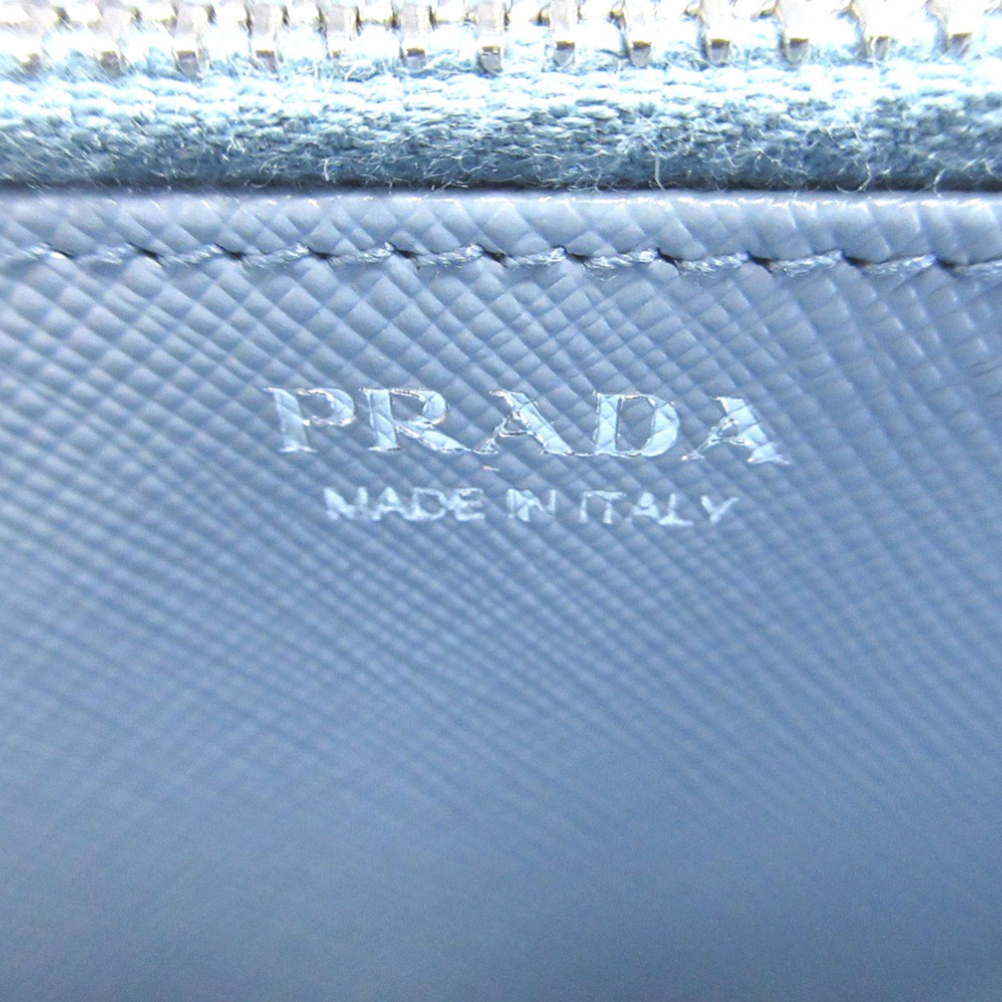 Leather Long Wallet (Bi-Fold) (Pre-Owned) - Prada - Modalova
