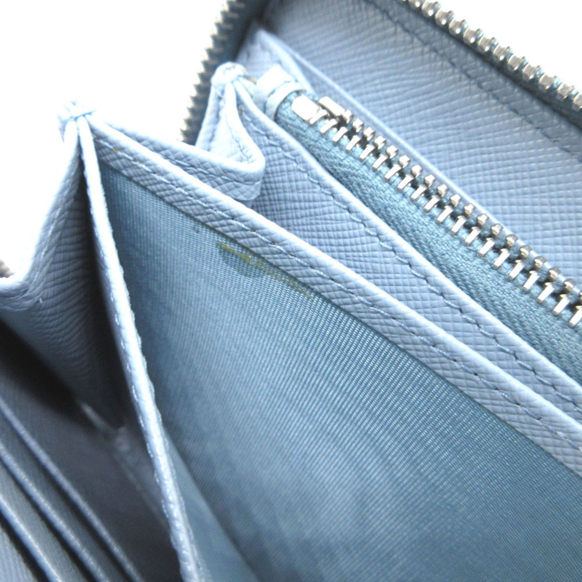 Leather Long Wallet (Bi-Fold) (Pre-Owned) - Prada - Modalova