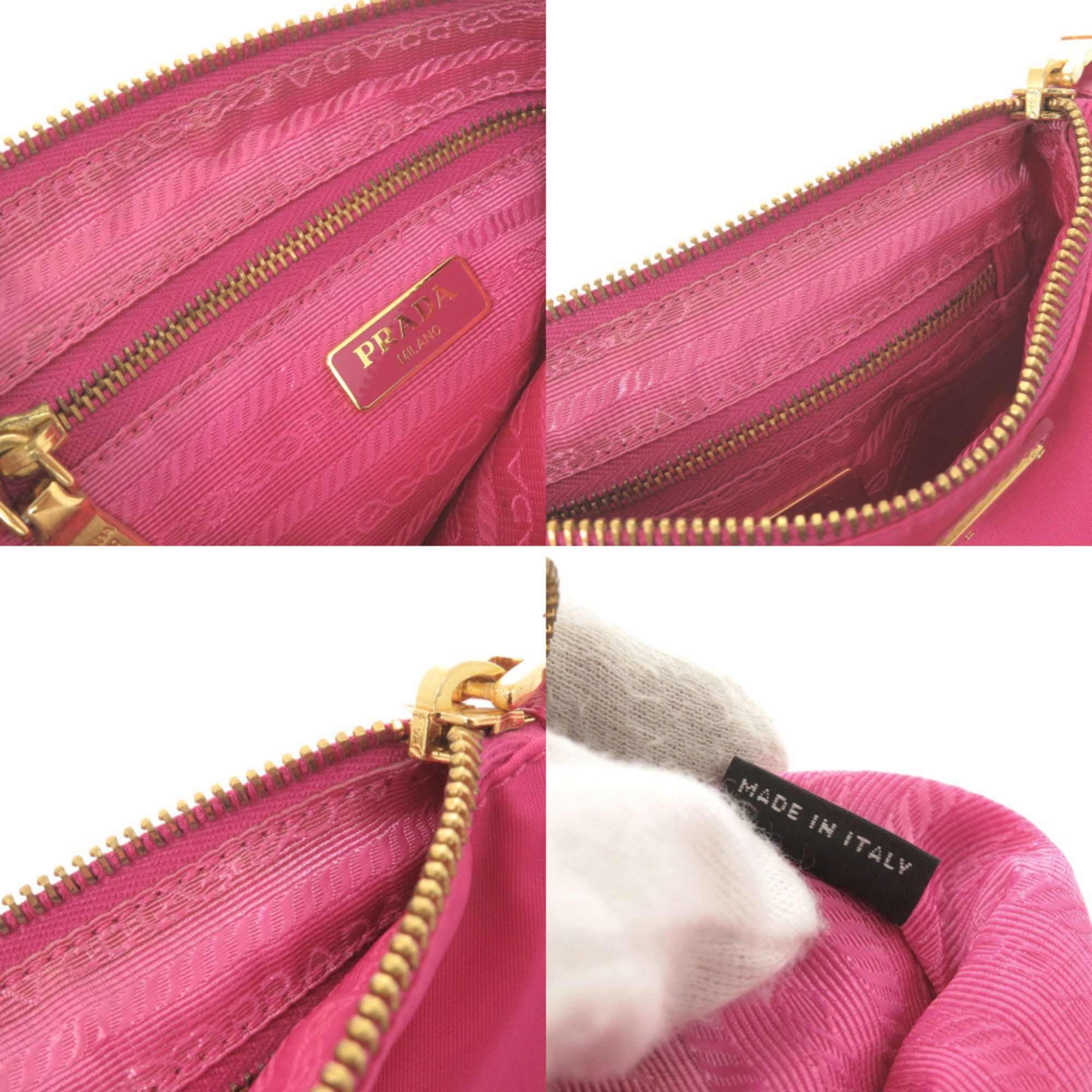 Prada Pink Nylon Pouch (Pre-Owned) - Prada - Modalova