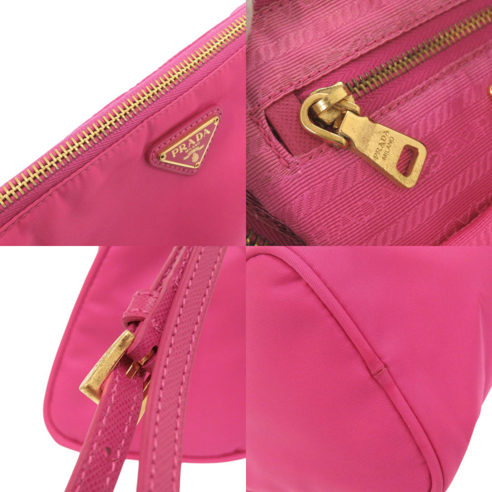Prada Pink Nylon Pouch (Pre-Owned) - Prada - Modalova
