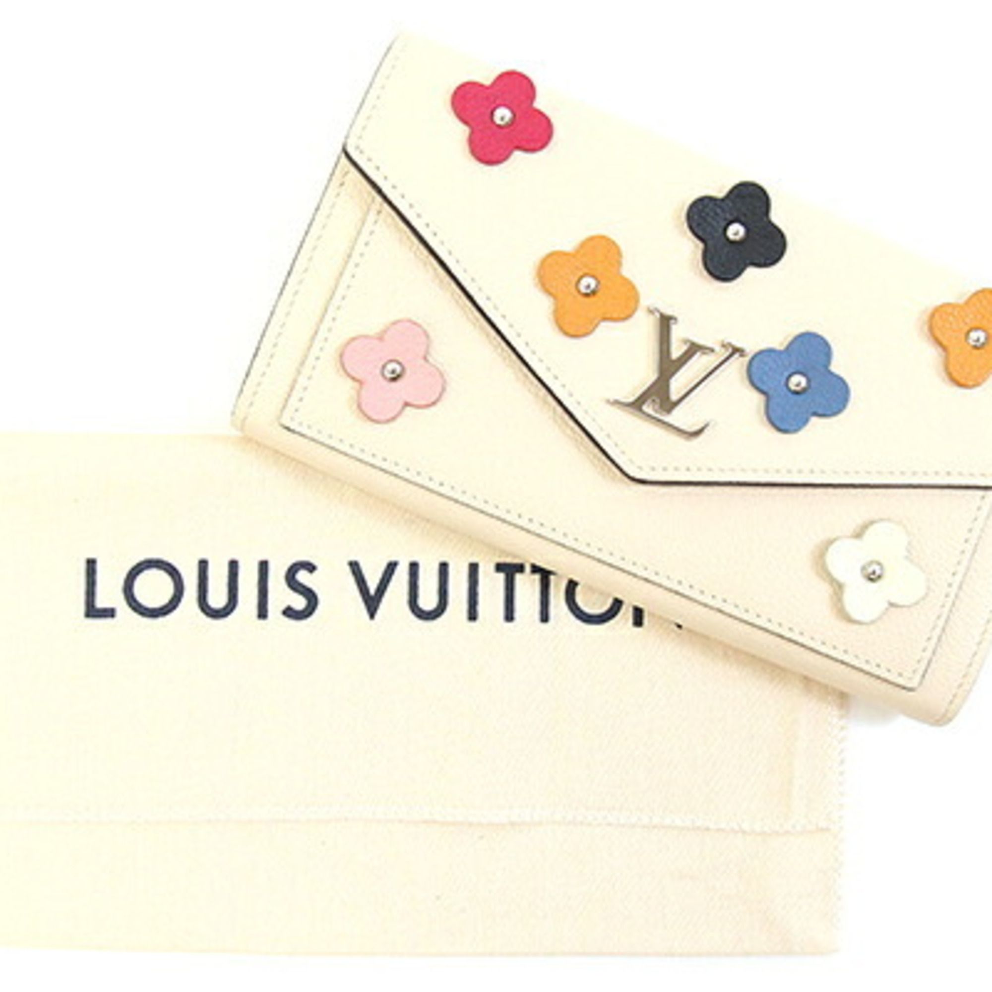 Taurillon Leather Long Wallet (Bi-Fold) (Pre-Owned) - Louis Vuitton - Modalova