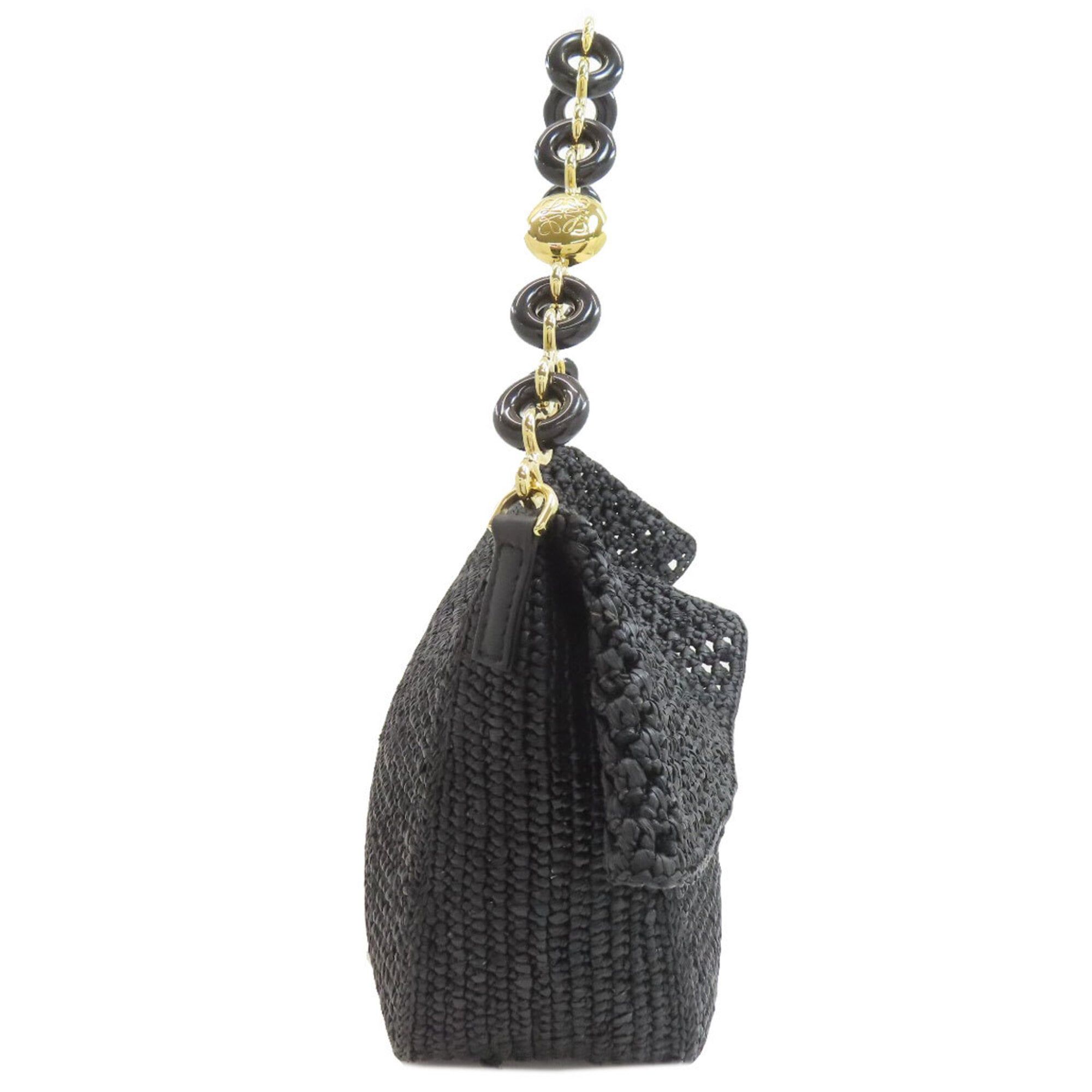 Raffia Leather Handbag (Pre-Owned) - Loewe - Modalova