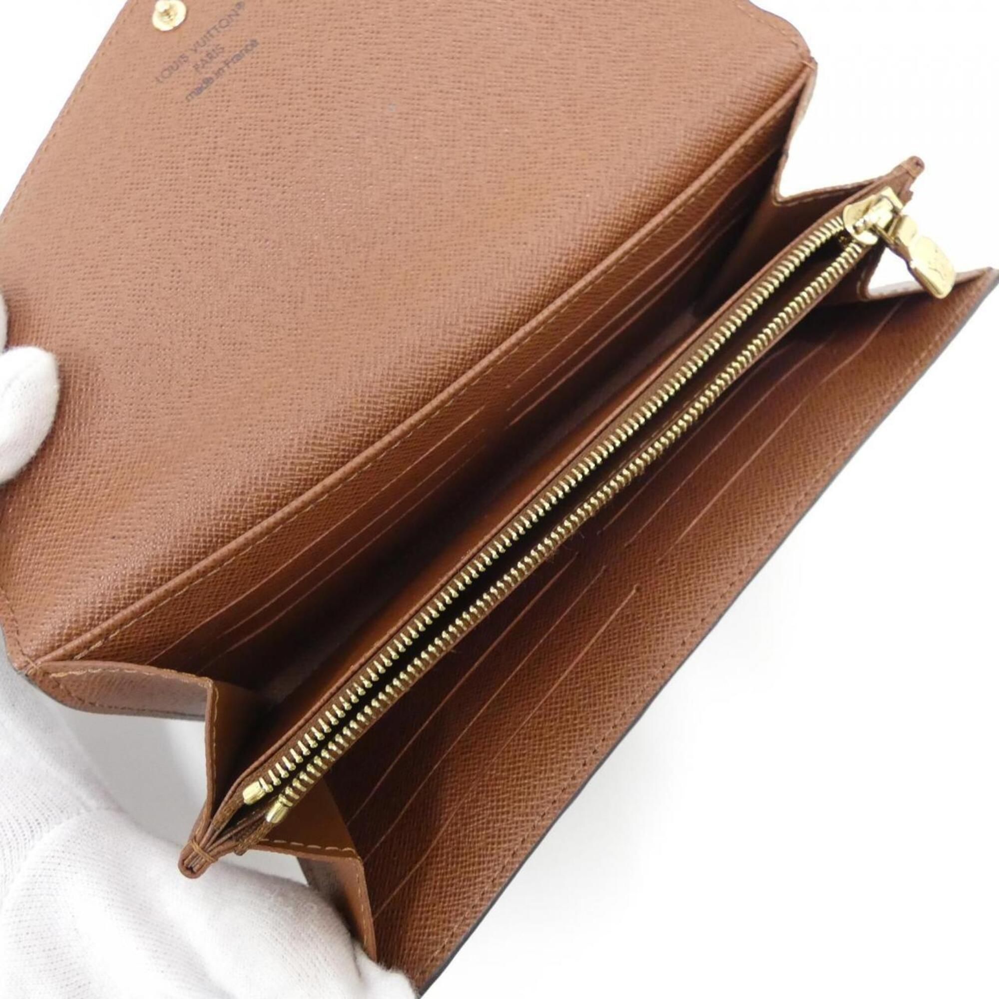 Coated Canvas Long Wallet (Bi-Fold) (Pre-Owned) - Louis Vuitton - Modalova