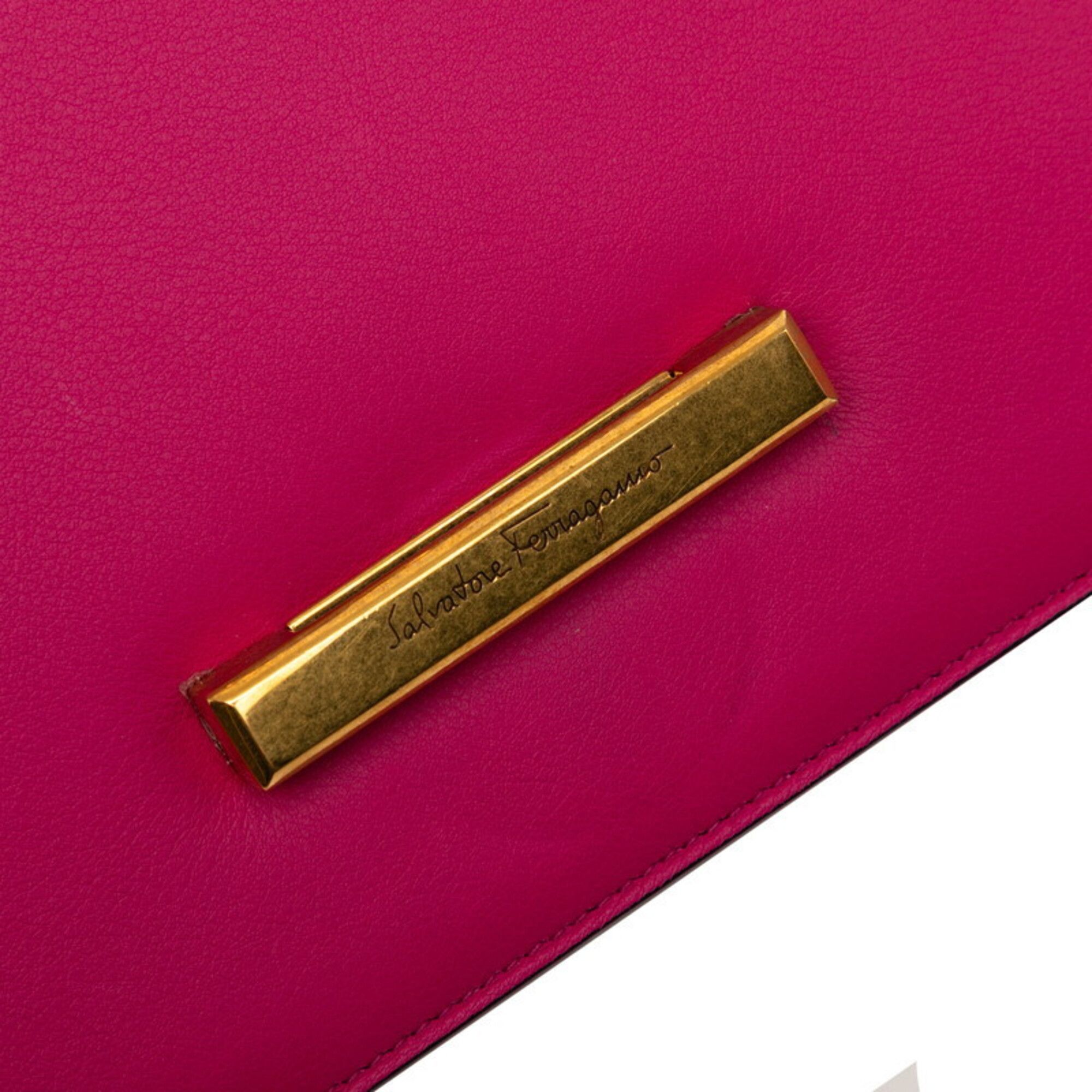 Leather Shoulder Bag (Pre-Owned) - Salvatore Ferragamo - Modalova