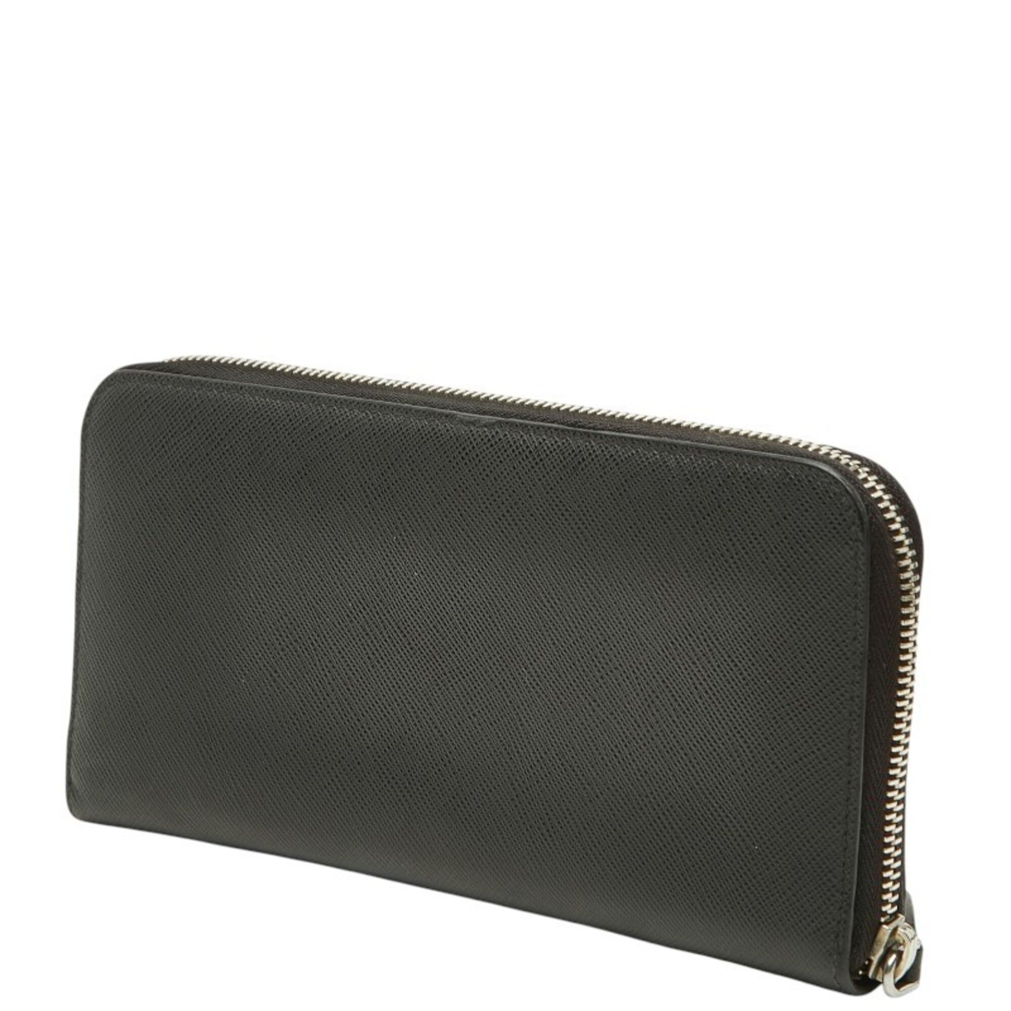 Leather Long Wallet (Bi-Fold) (Pre-Owned) - Prada - Modalova