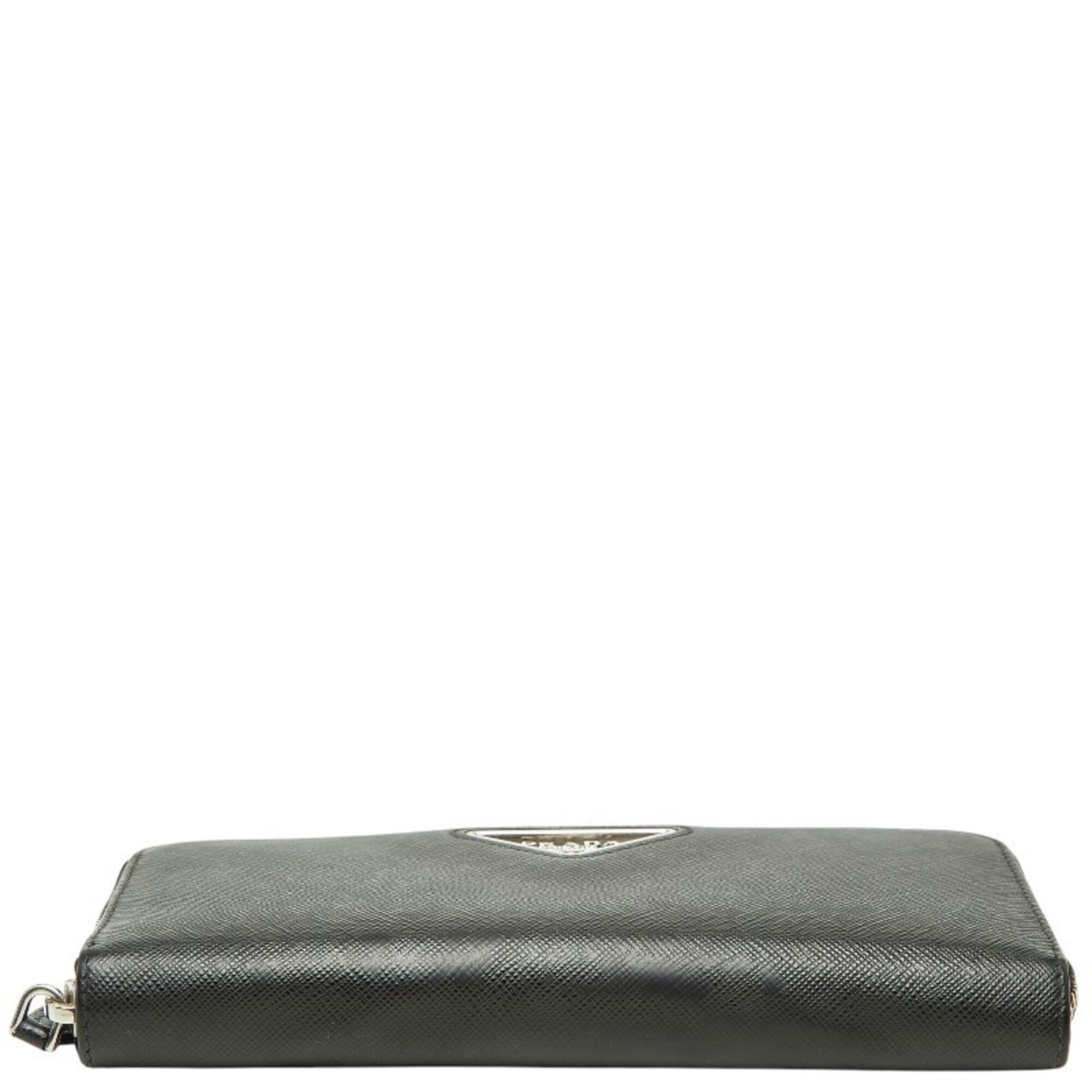 Leather Long Wallet (Bi-Fold) (Pre-Owned) - Prada - Modalova