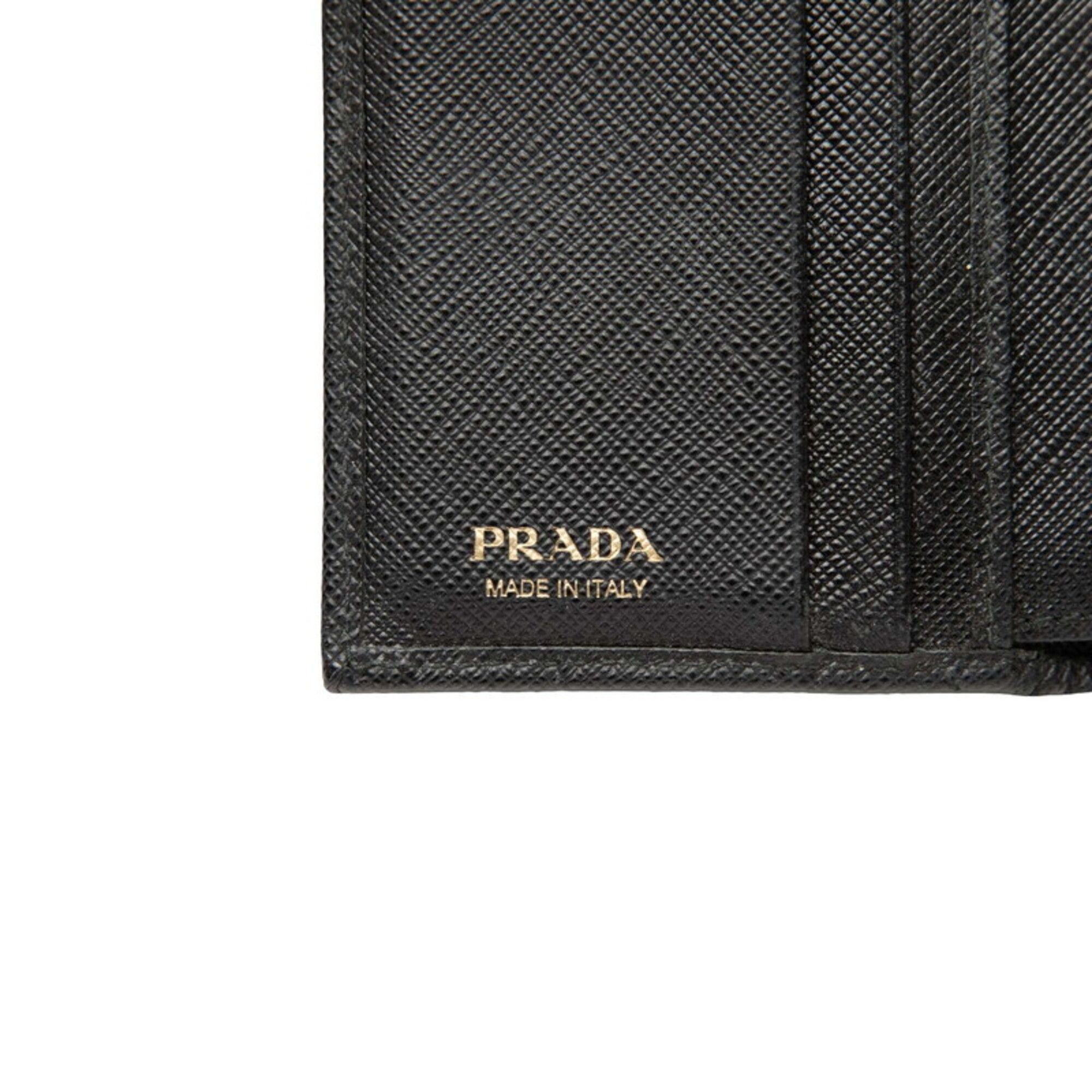Leather Wallet (Tri-Fold) (Pre-Owned) - Prada - Modalova