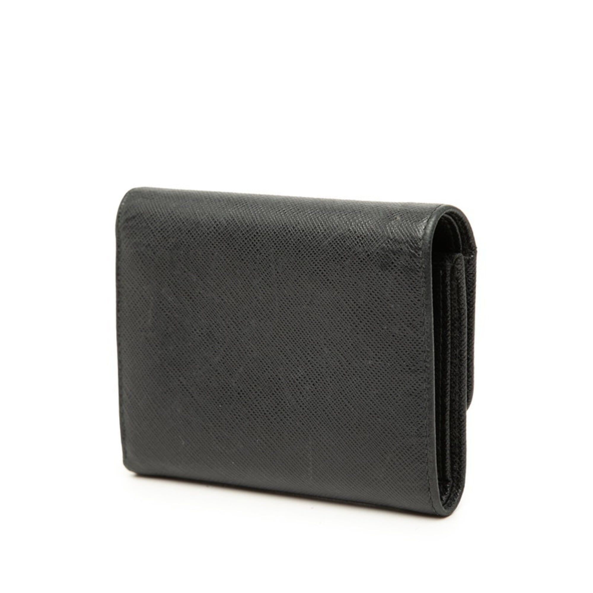 Leather Wallet (Tri-Fold) (Pre-Owned) - Prada - Modalova