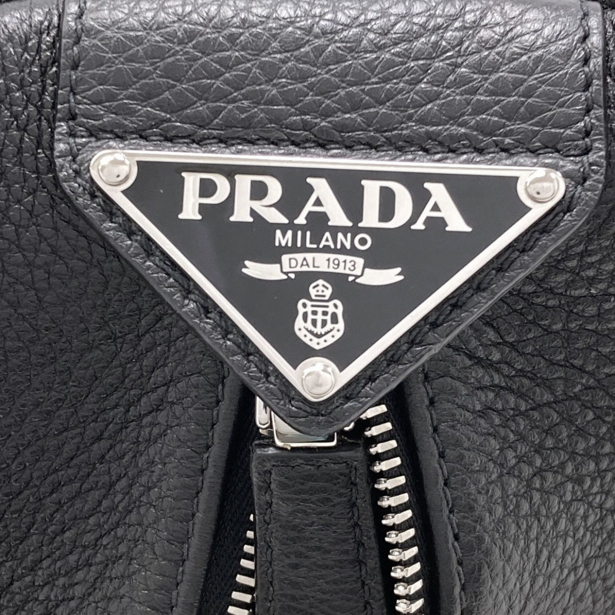 Leather Backpack (Pre-Owned) - Prada - Modalova