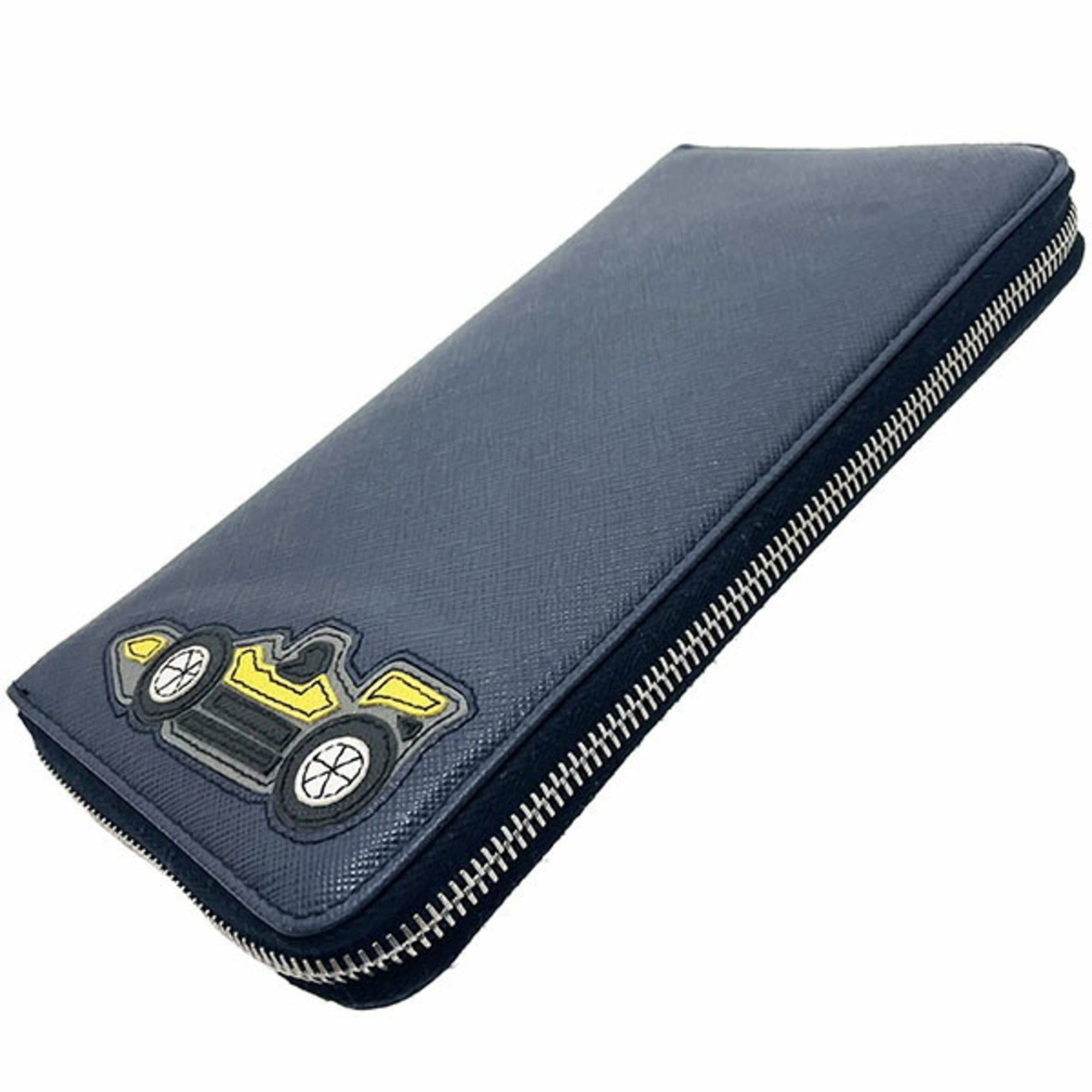 Leather Long Wallet (Bi-Fold) (Pre-Owned) - Prada - Modalova