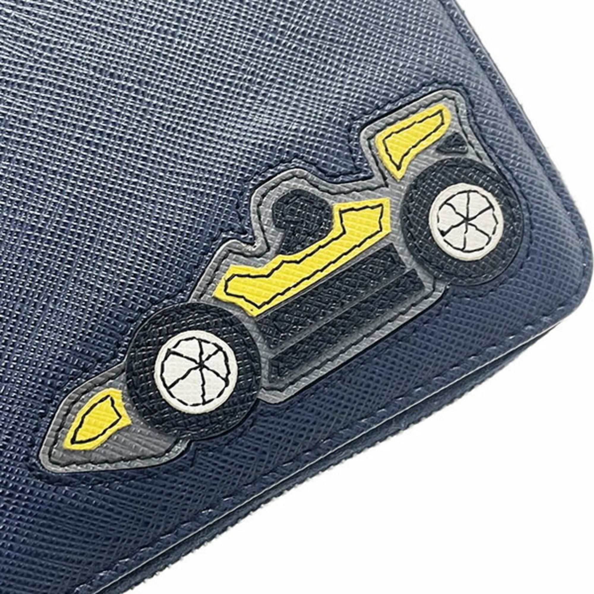 Leather Long Wallet (Bi-Fold) (Pre-Owned) - Prada - Modalova