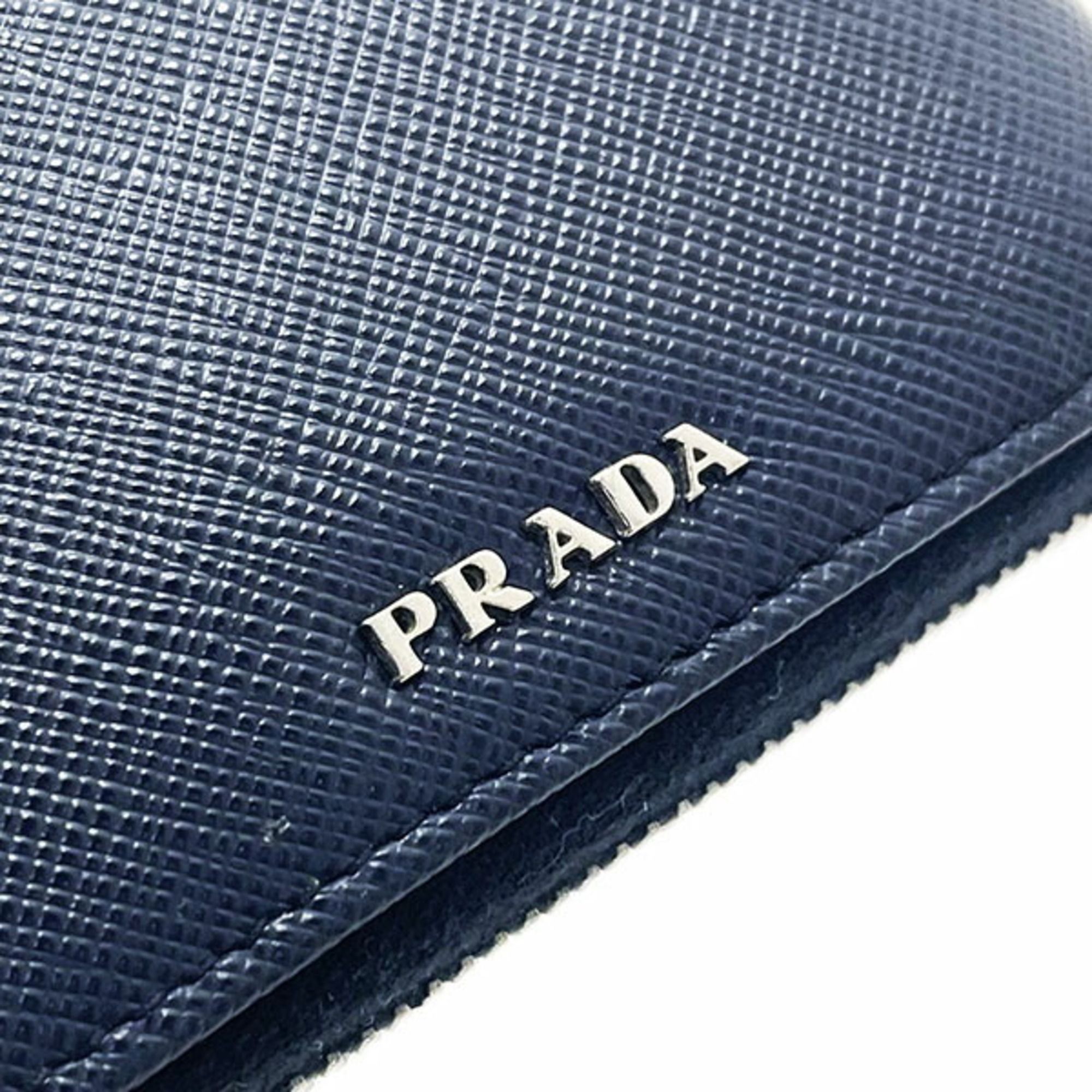 Leather Long Wallet (Bi-Fold) (Pre-Owned) - Prada - Modalova