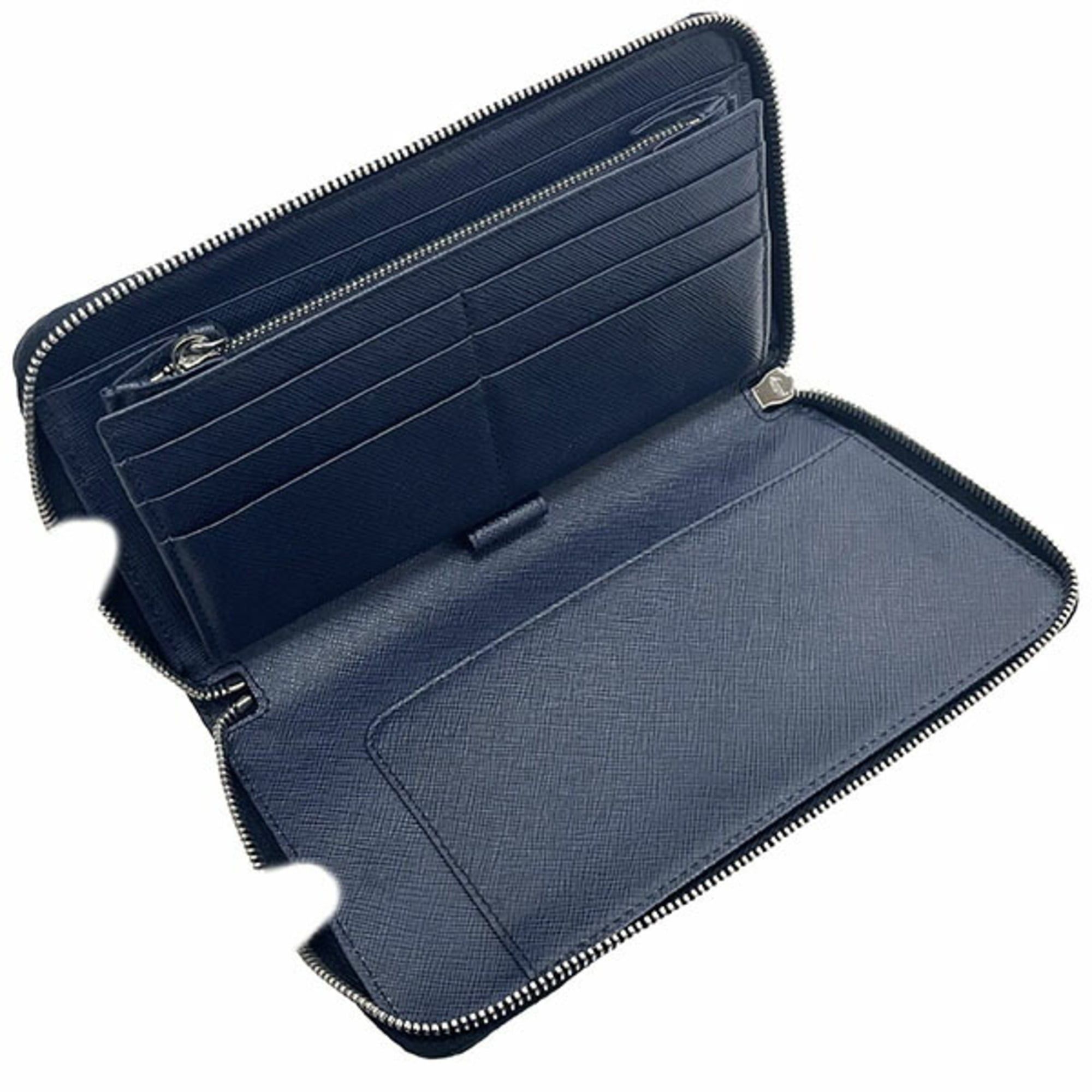 Leather Long Wallet (Bi-Fold) (Pre-Owned) - Prada - Modalova