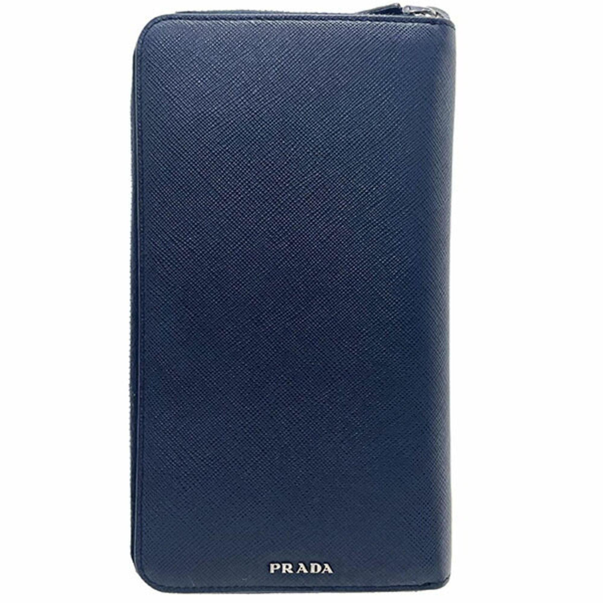 Leather Long Wallet (Bi-Fold) (Pre-Owned) - Prada - Modalova