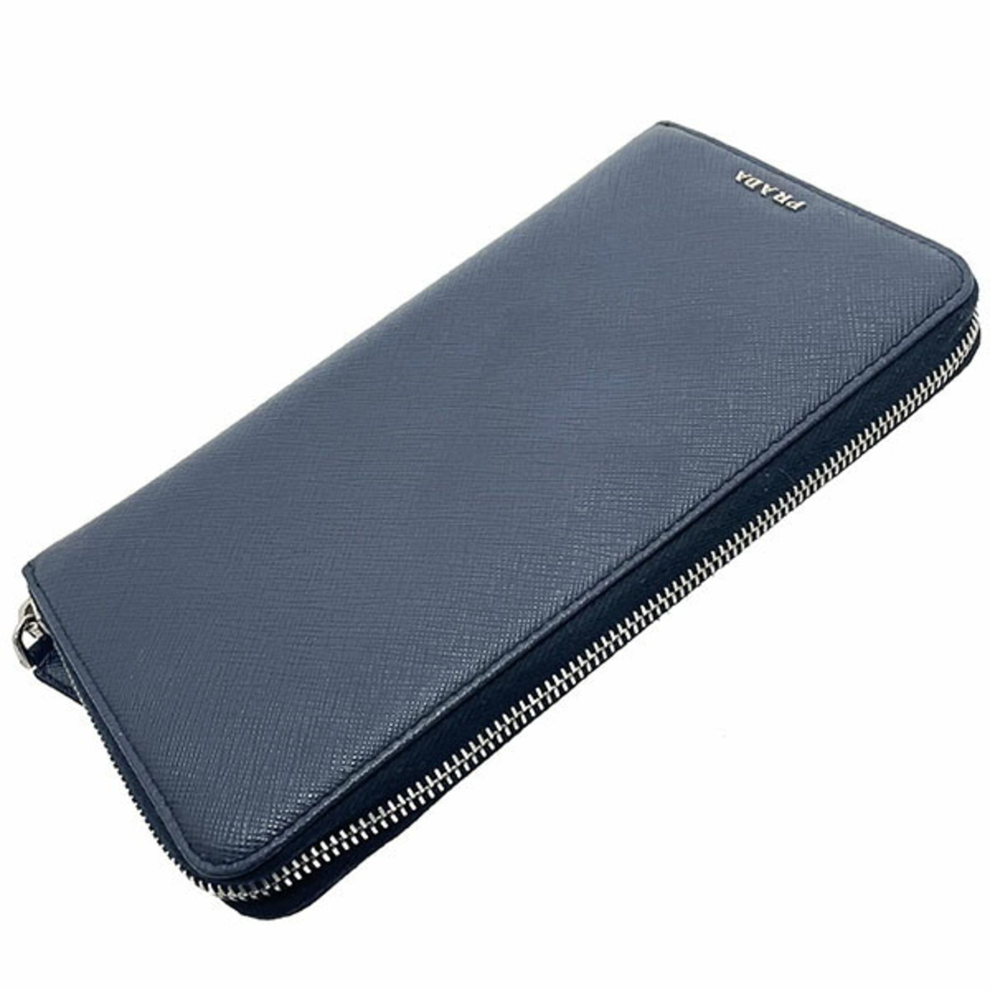 Leather Long Wallet (Bi-Fold) (Pre-Owned) - Prada - Modalova