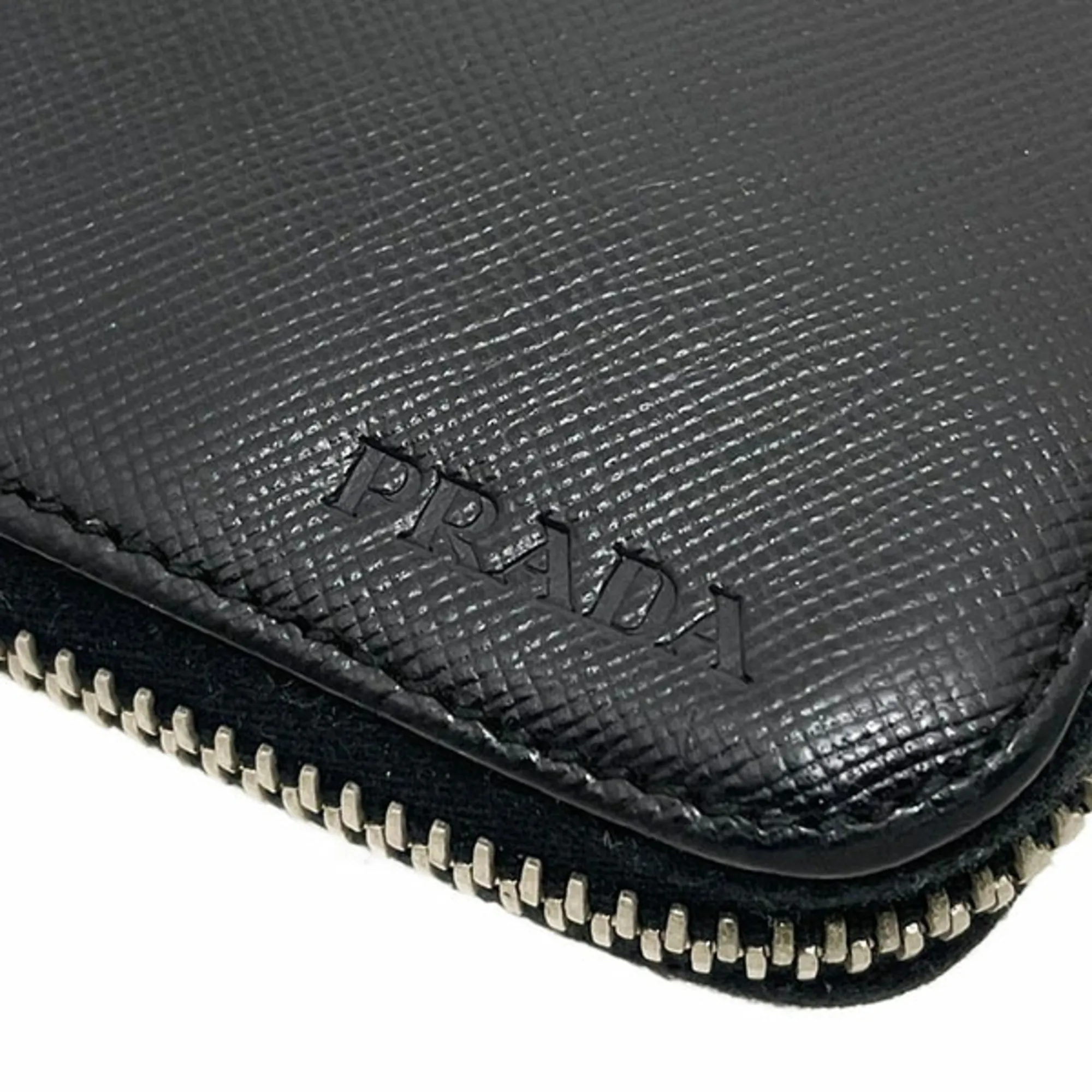 Leather Long Wallet (Bi-Fold) (Pre-Owned) - Prada - Modalova