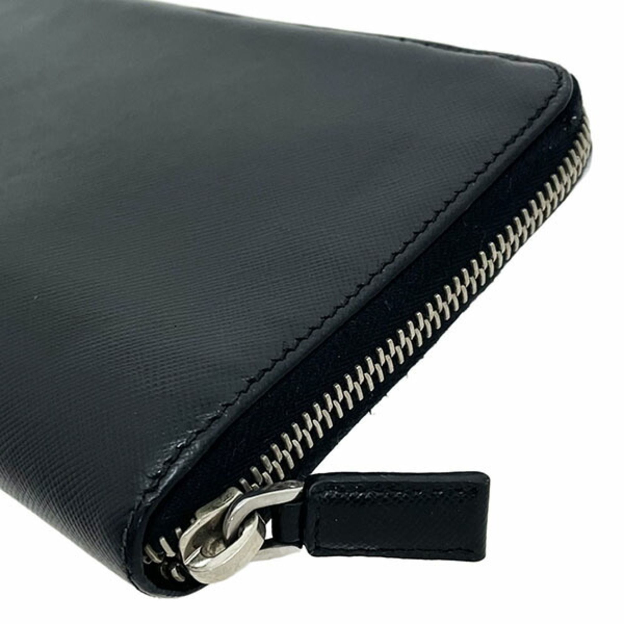 Leather Long Wallet (Bi-Fold) (Pre-Owned) - Prada - Modalova