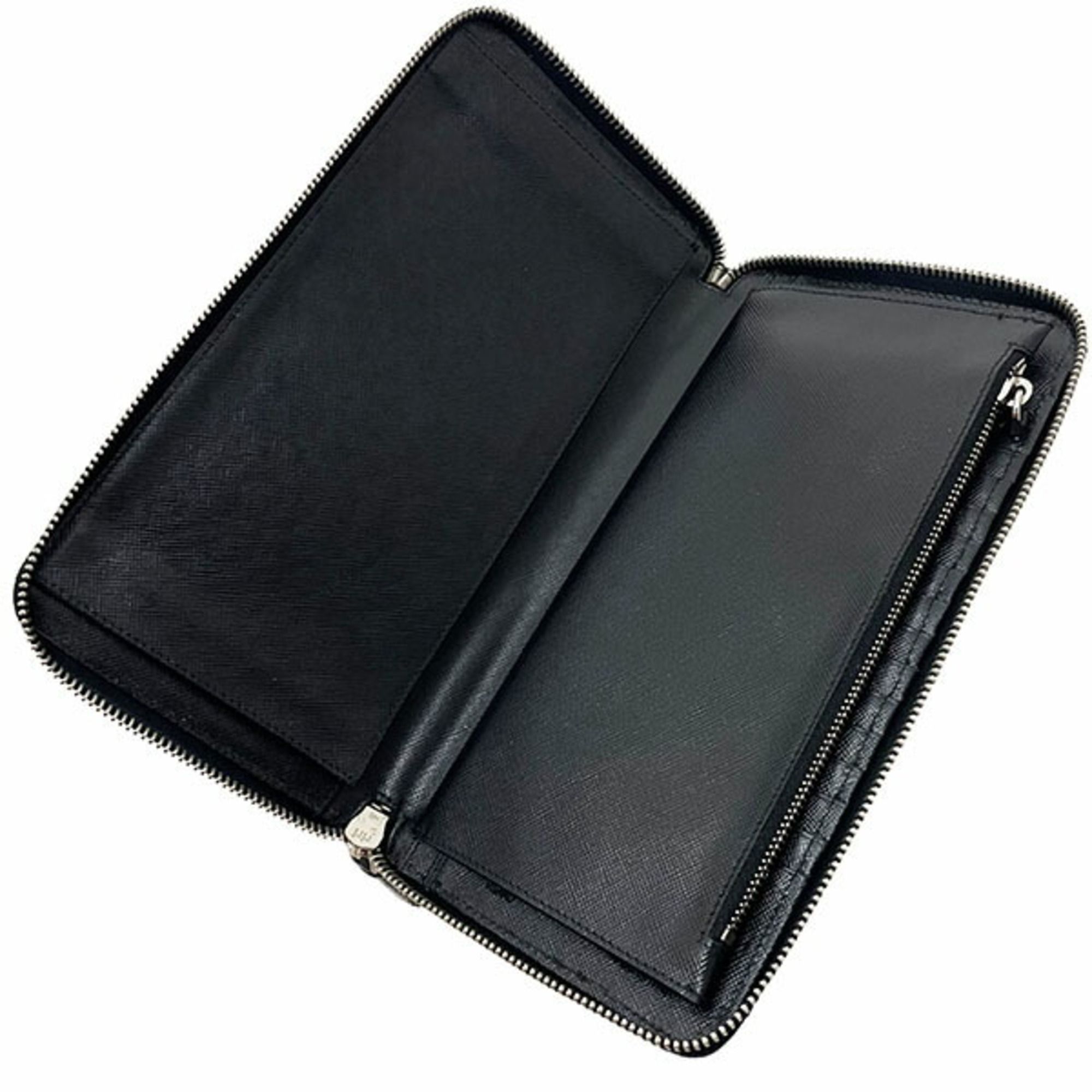 Leather Long Wallet (Bi-Fold) (Pre-Owned) - Prada - Modalova
