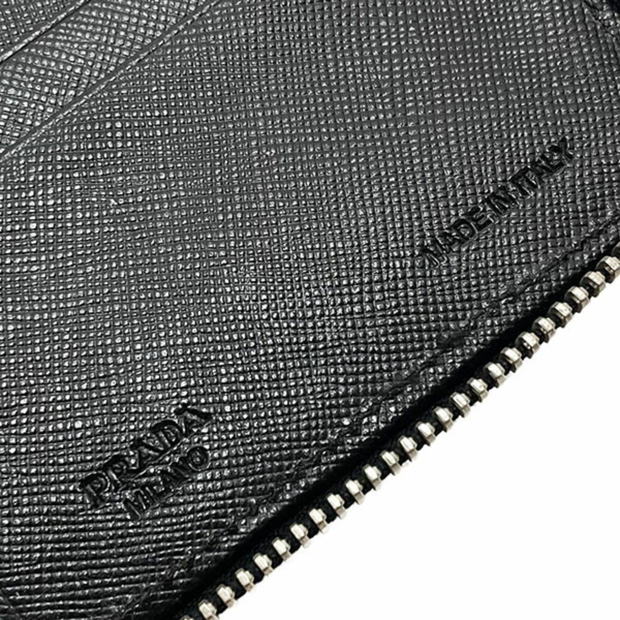 Leather Long Wallet (Bi-Fold) (Pre-Owned) - Prada - Modalova
