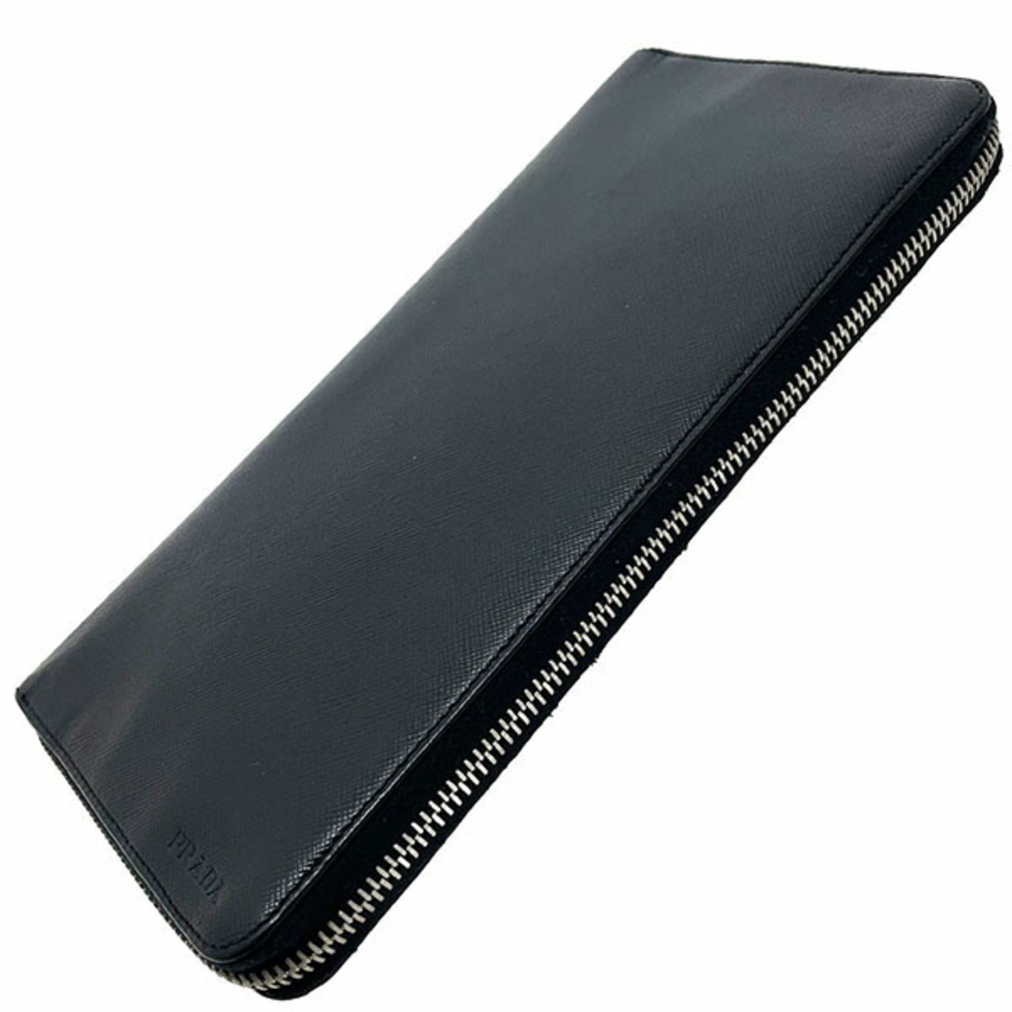 Leather Long Wallet (Bi-Fold) (Pre-Owned) - Prada - Modalova