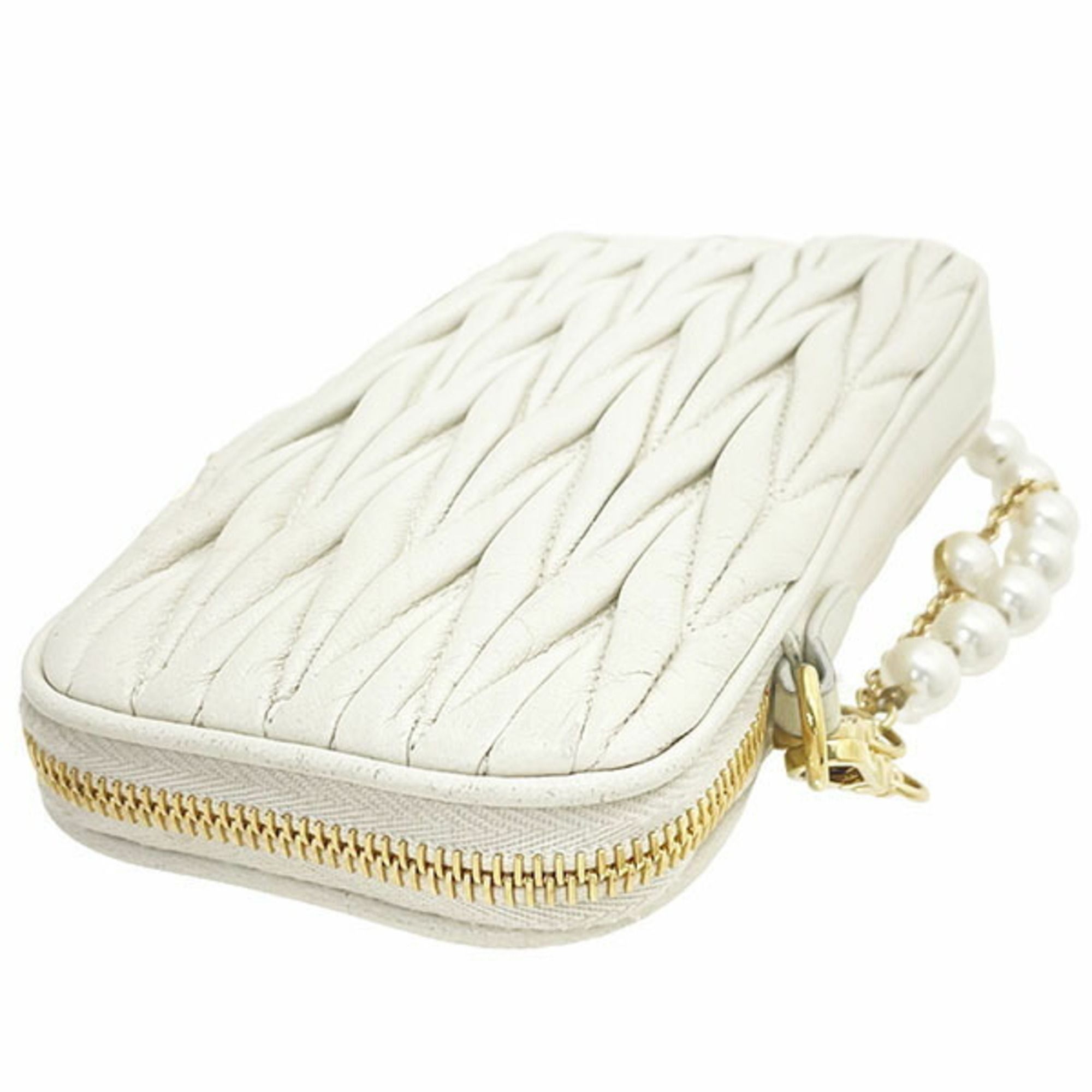 Leather Phone Wallet (Pre-Owned) - Miu Miu - Modalova