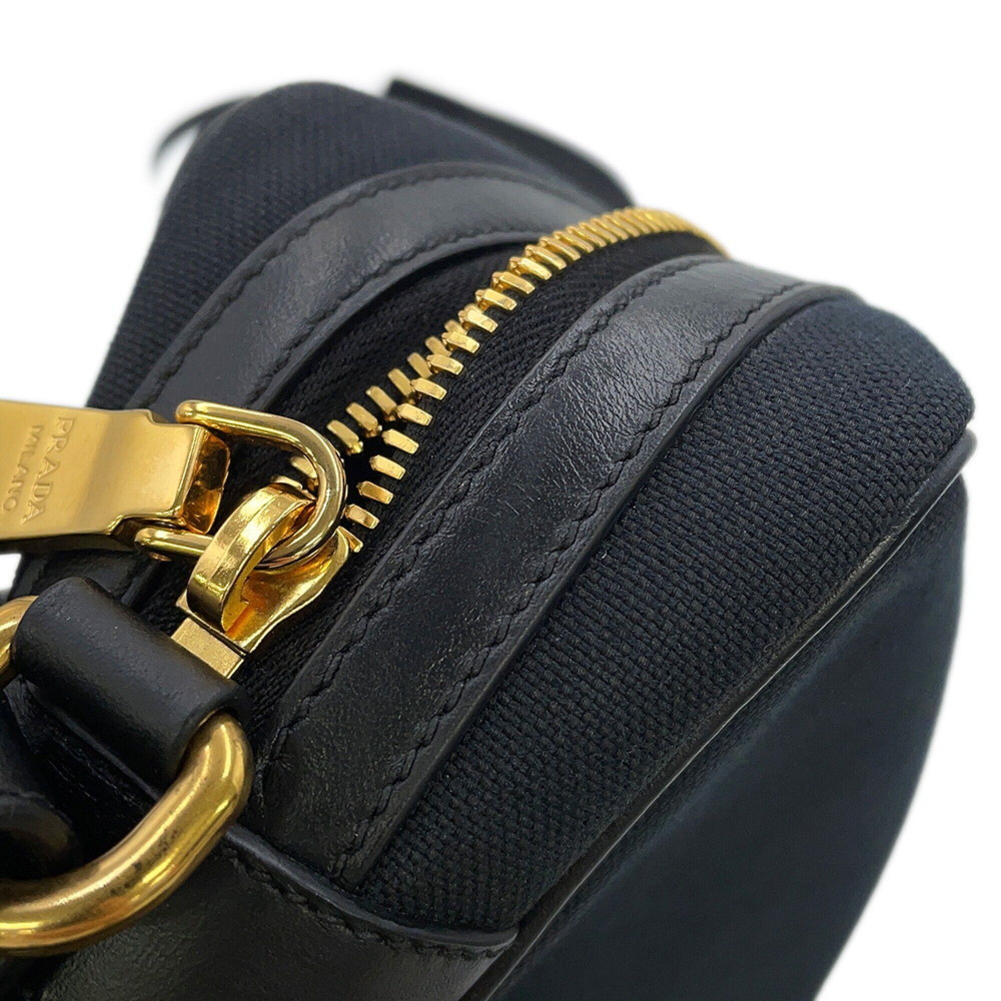 Canvas Leather Handbag Shoulder Bag (Pre-Owned) - Prada - Modalova