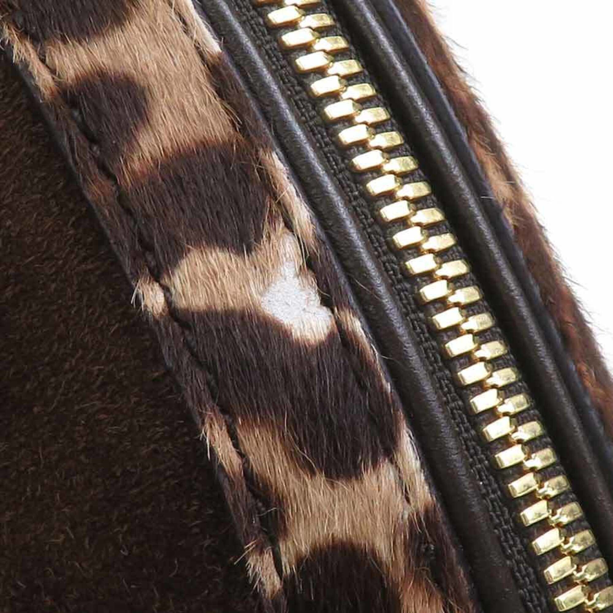 Suede Leather Handbag Shoulder Bag (Pre-Owned) - Salvatore Ferragamo - Modalova