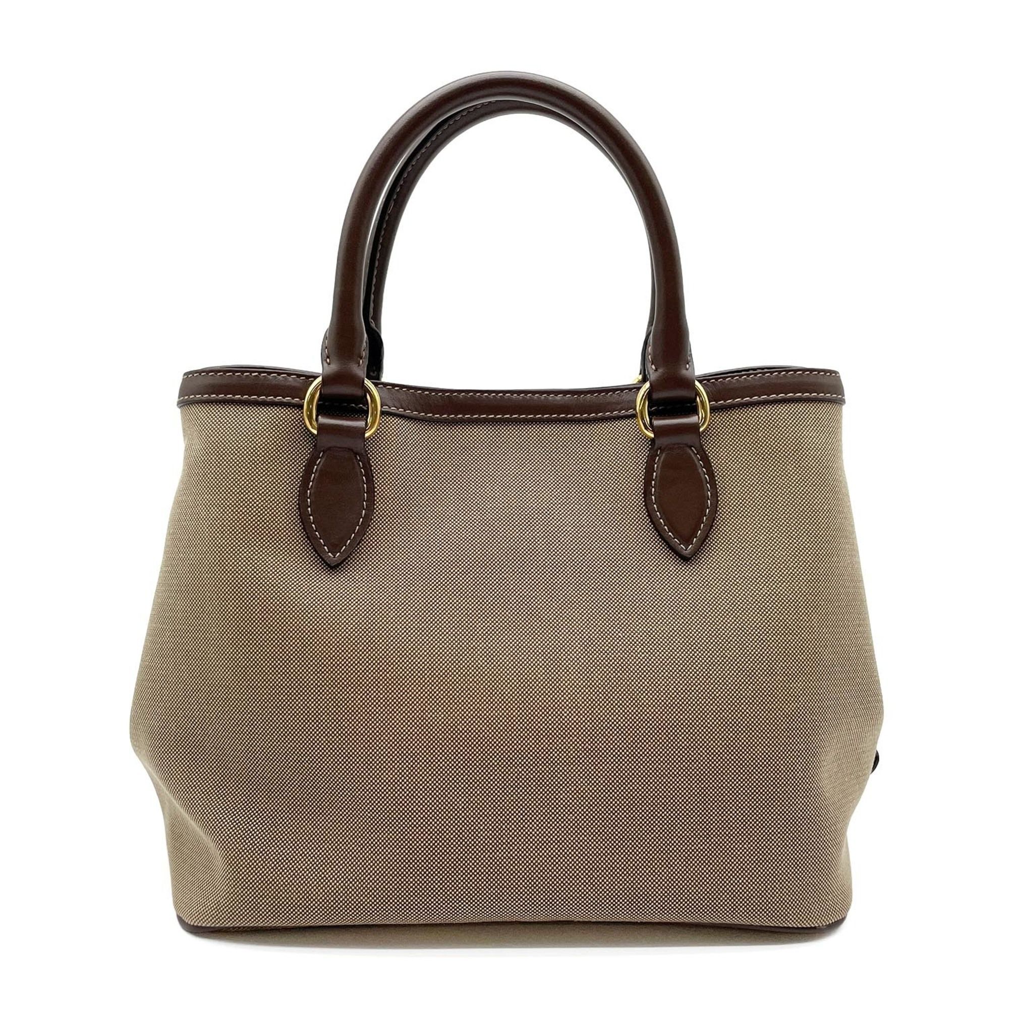 Canvas Leather Shoulder Bag (Pre-Owned) - Prada - Modalova